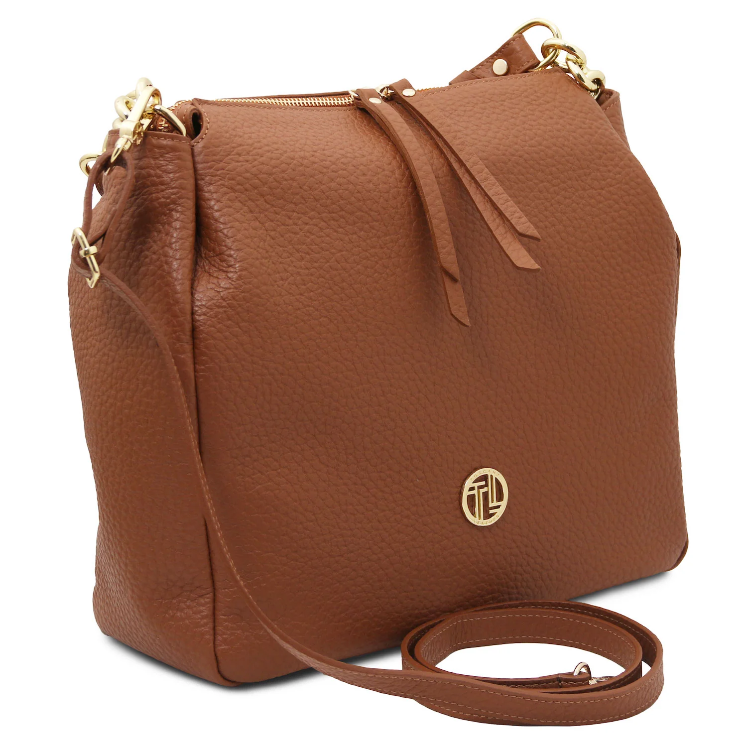 Amy - Soft Italian leather shopping bag | TL142385 - Image 44