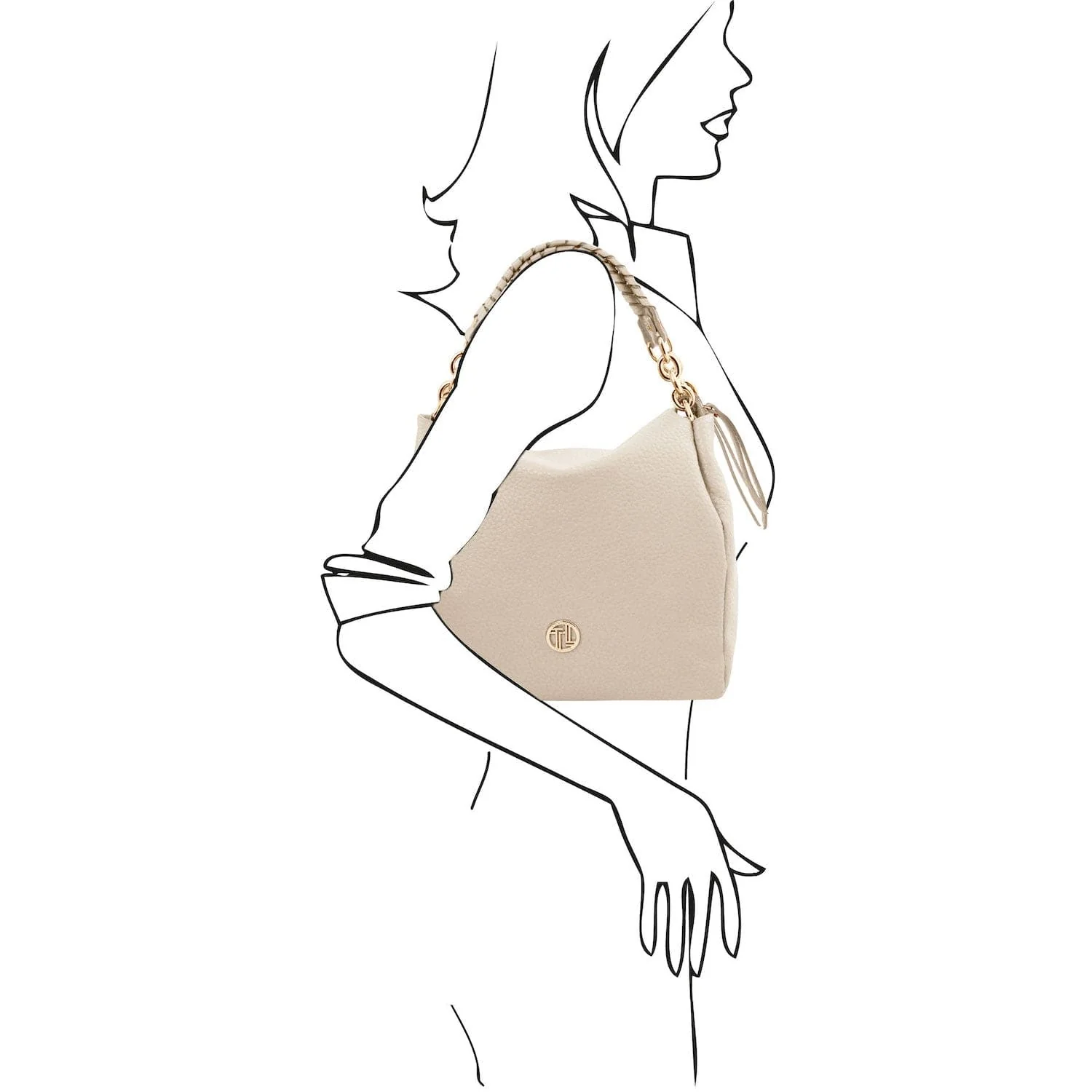 Amy - Soft Italian leather shopping bag | TL142385 - Image 8