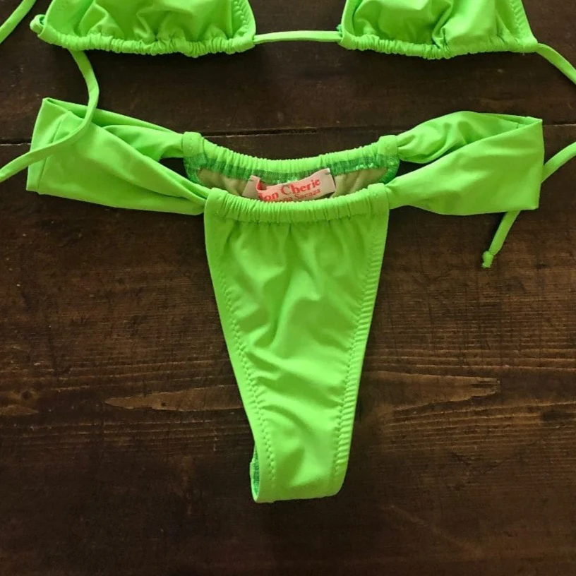 Arenas Ruched Bikini Bottoms | Available in Tie Side Cheeky Bikini Bottoms or Ruched Thong Bikini Bottoms - Image 5