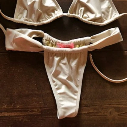 Arenas Ruched Bikini Bottoms | Available in Tie Side Cheeky Bikini Bottoms or Ruched Thong Bikini Bottoms - Image 6