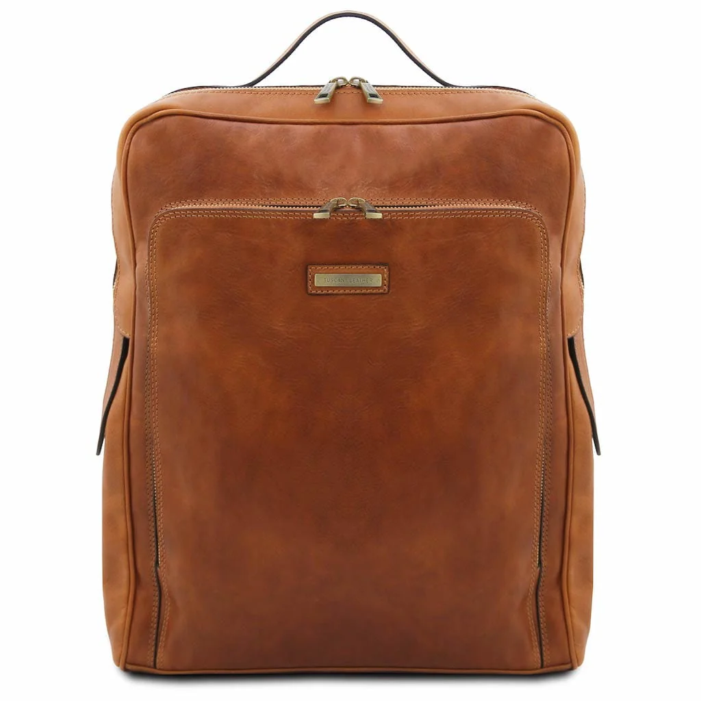 Bangkok - Matte leather laptop backpack - Large size | TL142336 - Image 8