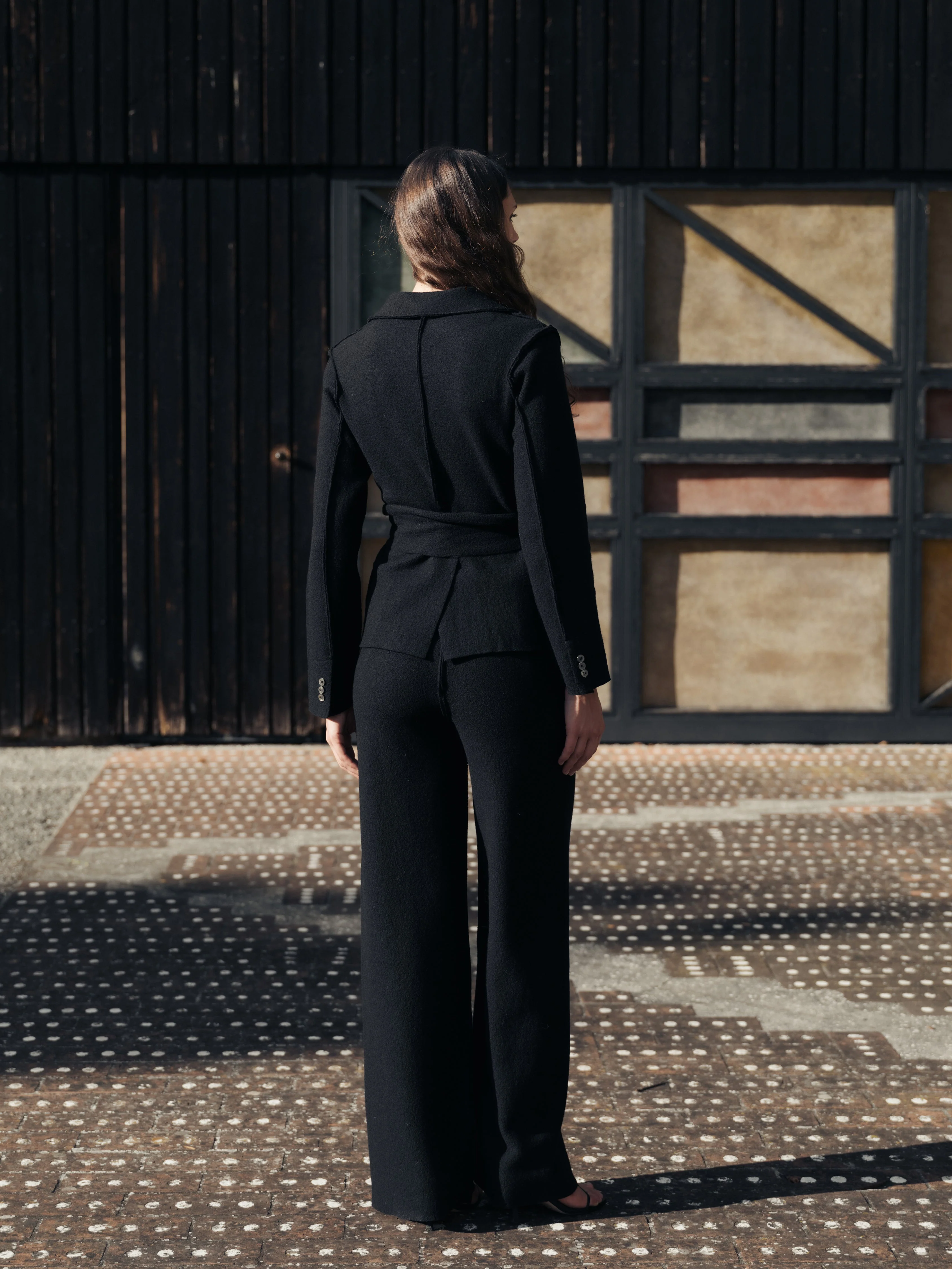 Boiled Wool Bar Jacket - Image 5