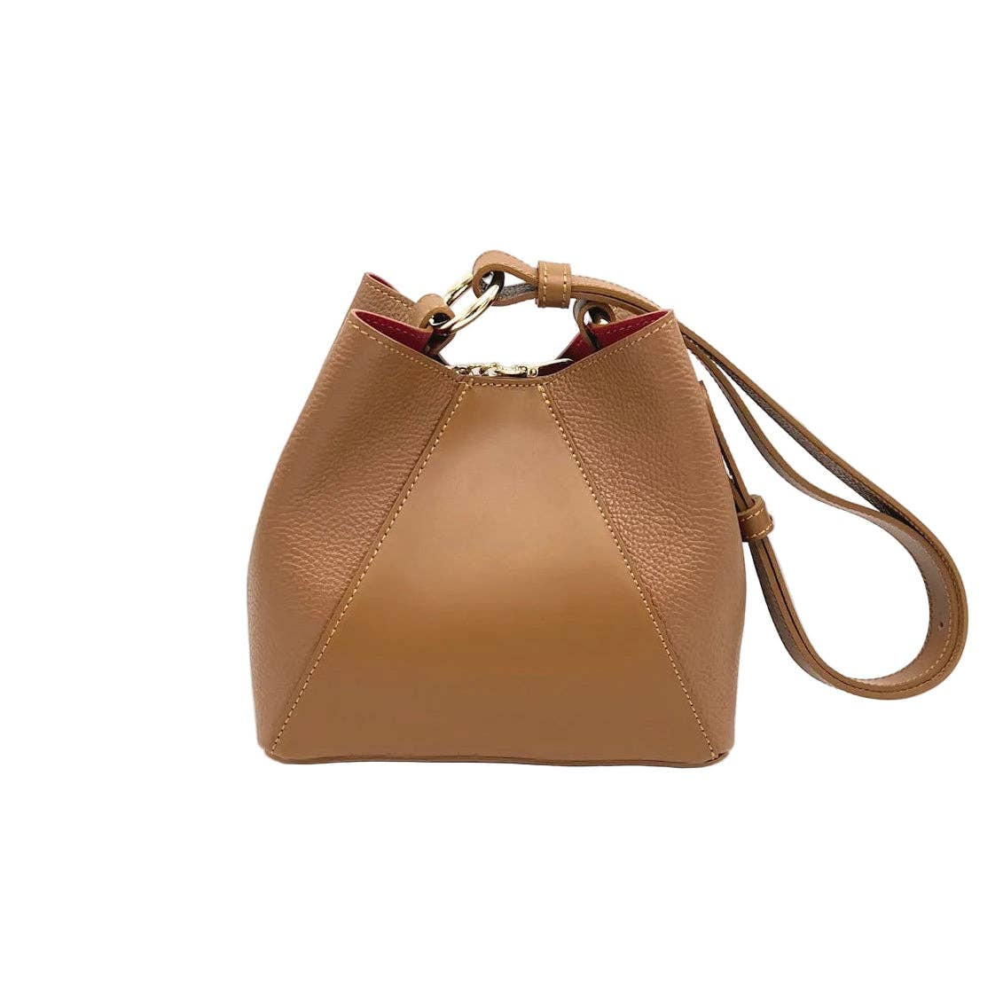 Bolgheri Leather Bucket Bag – Handcrafted in Tuscany - Image 8