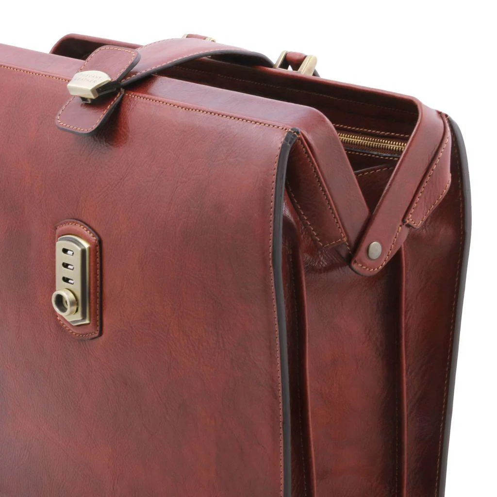 Canova - 3-compartment leather doctor bag briefcase  | TL142352 - Image 2