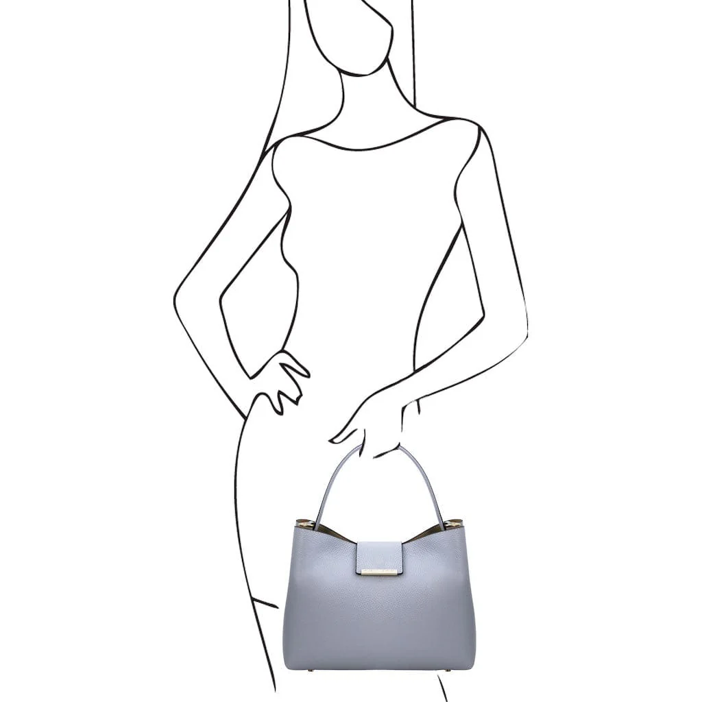 Clio - Pebbled leather bucket bag | TL142356 - Image 15