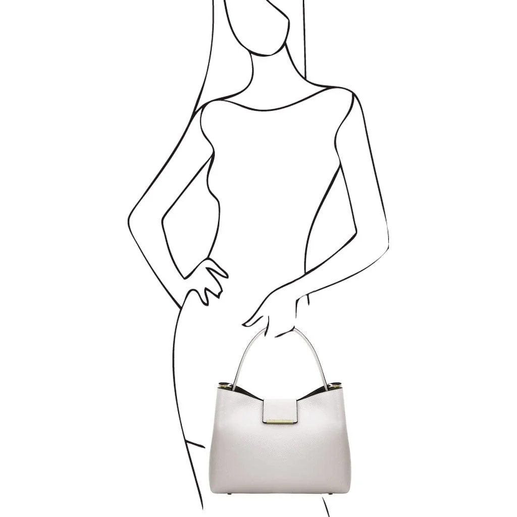 Clio - Pebbled leather bucket bag | TL142356 - Image 9