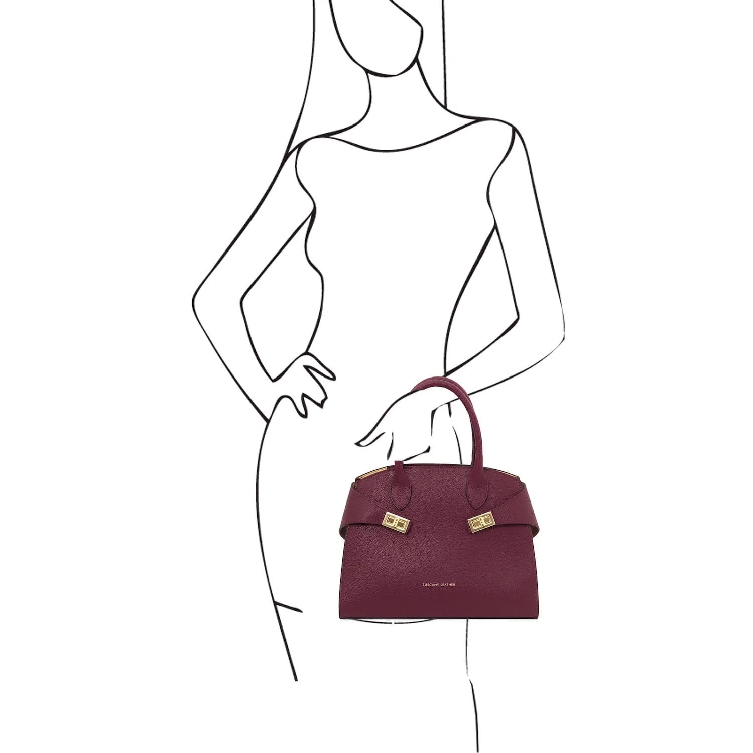 Coccola - Women's leather tote handbag | TL142421 - Image 33