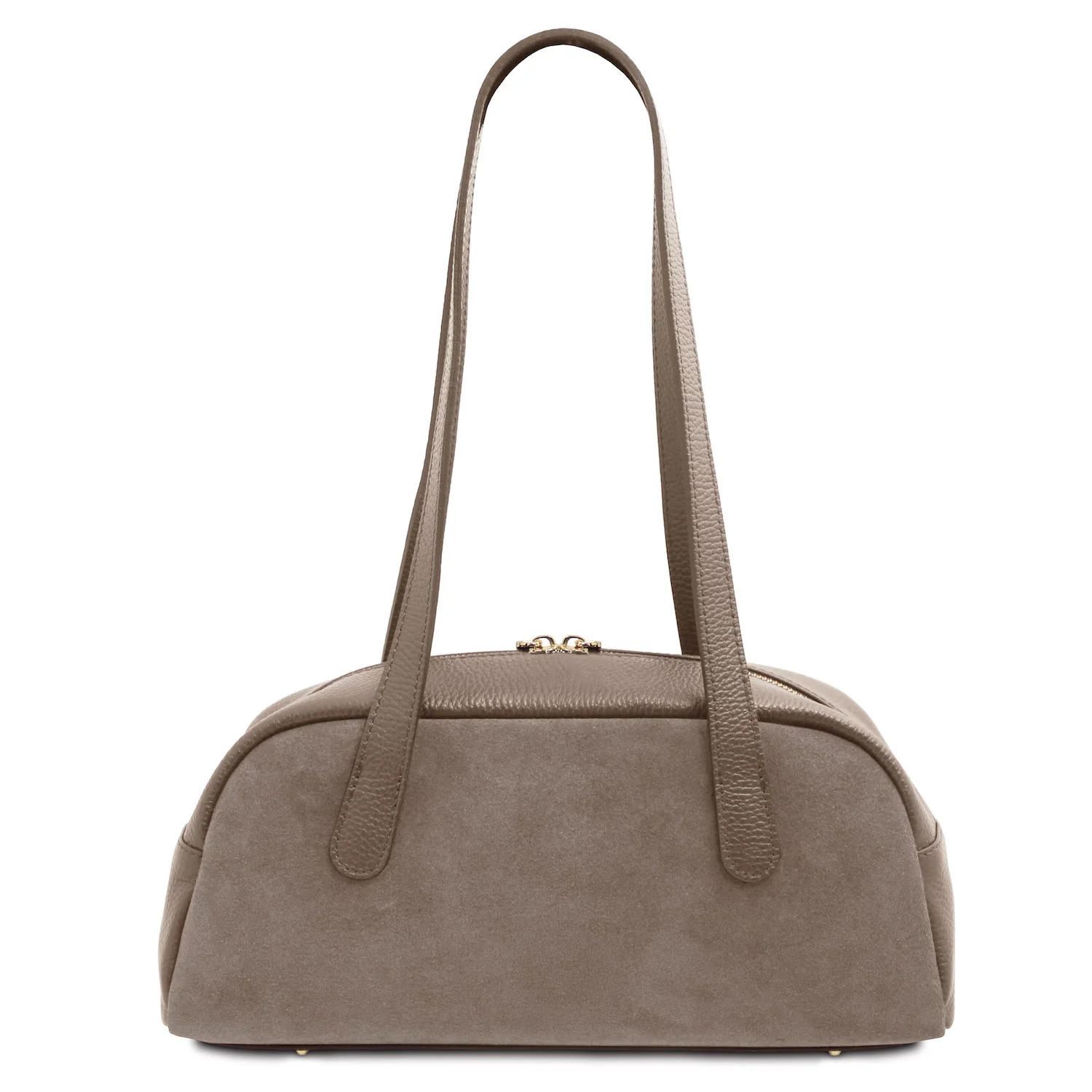 Eclaire - East-West Suede Leather Shoulder Bag | TL142516 - Image 17