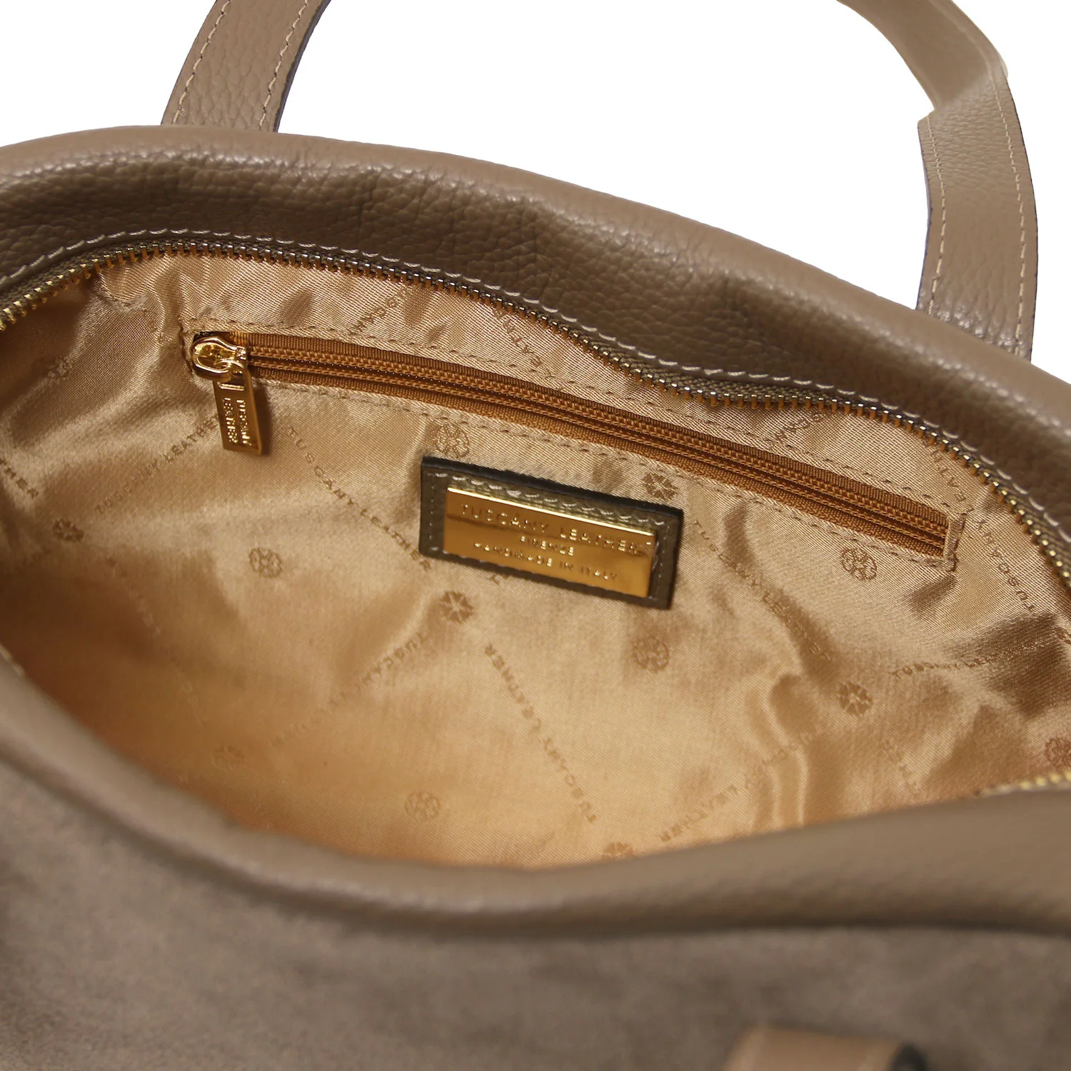 Eclaire - East-West Suede Leather Shoulder Bag | TL142516 - Image 19