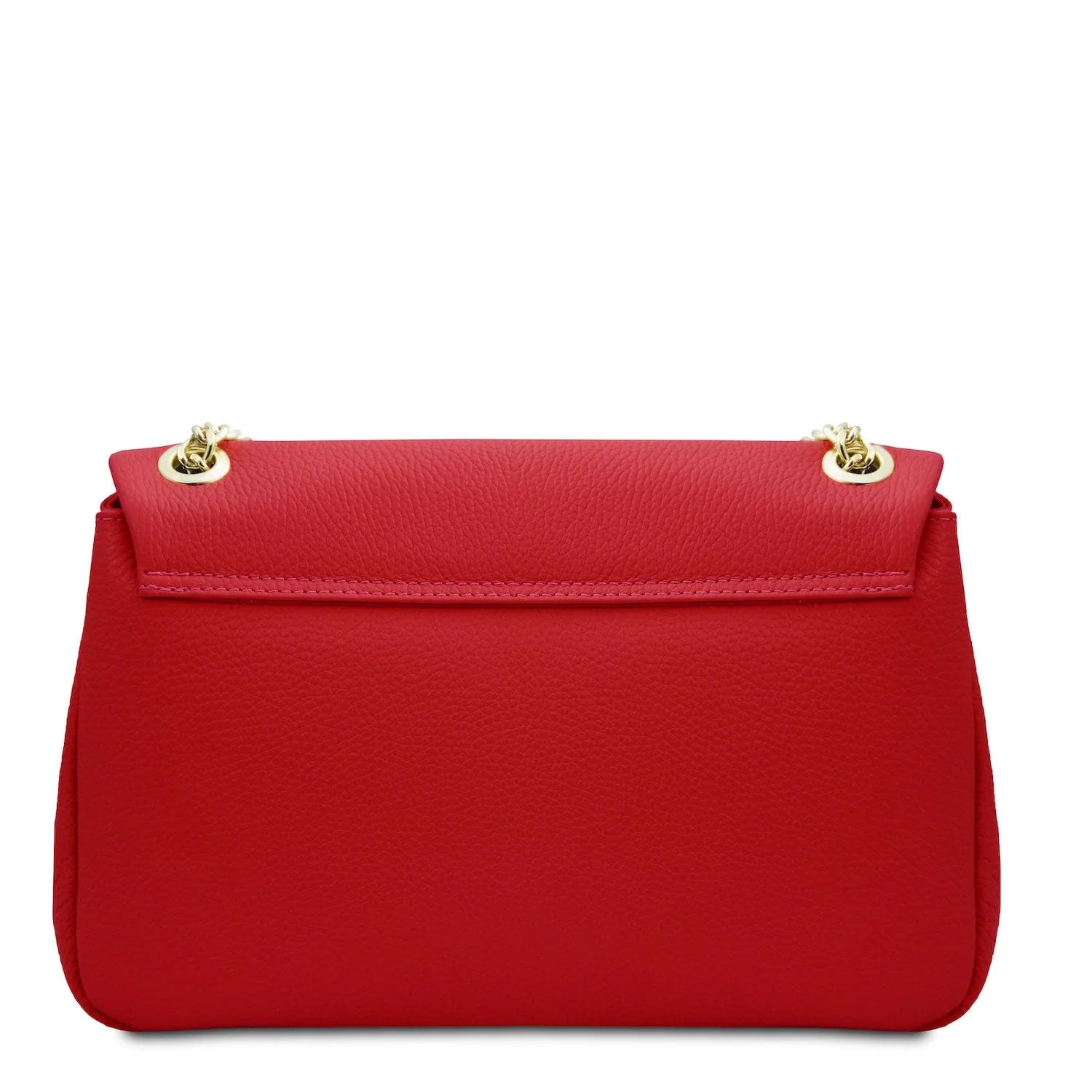 Elettra - Soft leather shoulder bag with chain strap | TL142353 - Image 11