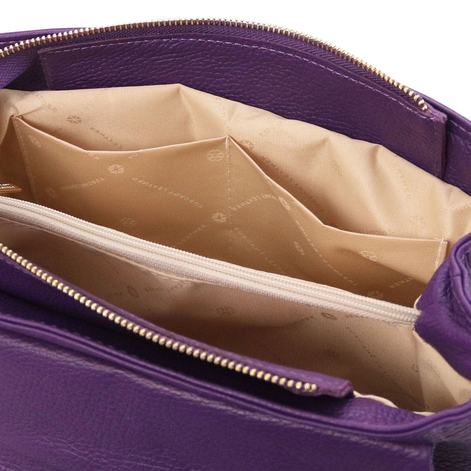 Elettra - Soft leather shoulder bag with chain strap | TL142353 - Image 26