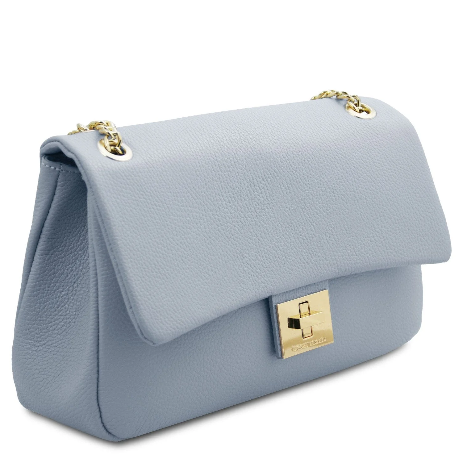 Elettra - Soft leather shoulder bag with chain strap | TL142353 - Image 4