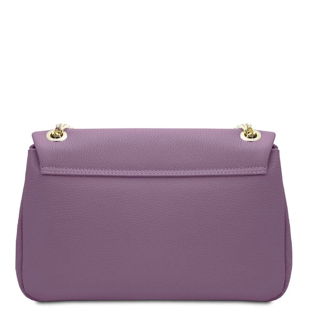 Elettra - Soft leather shoulder bag with chain strap | TL142353 - Image 45