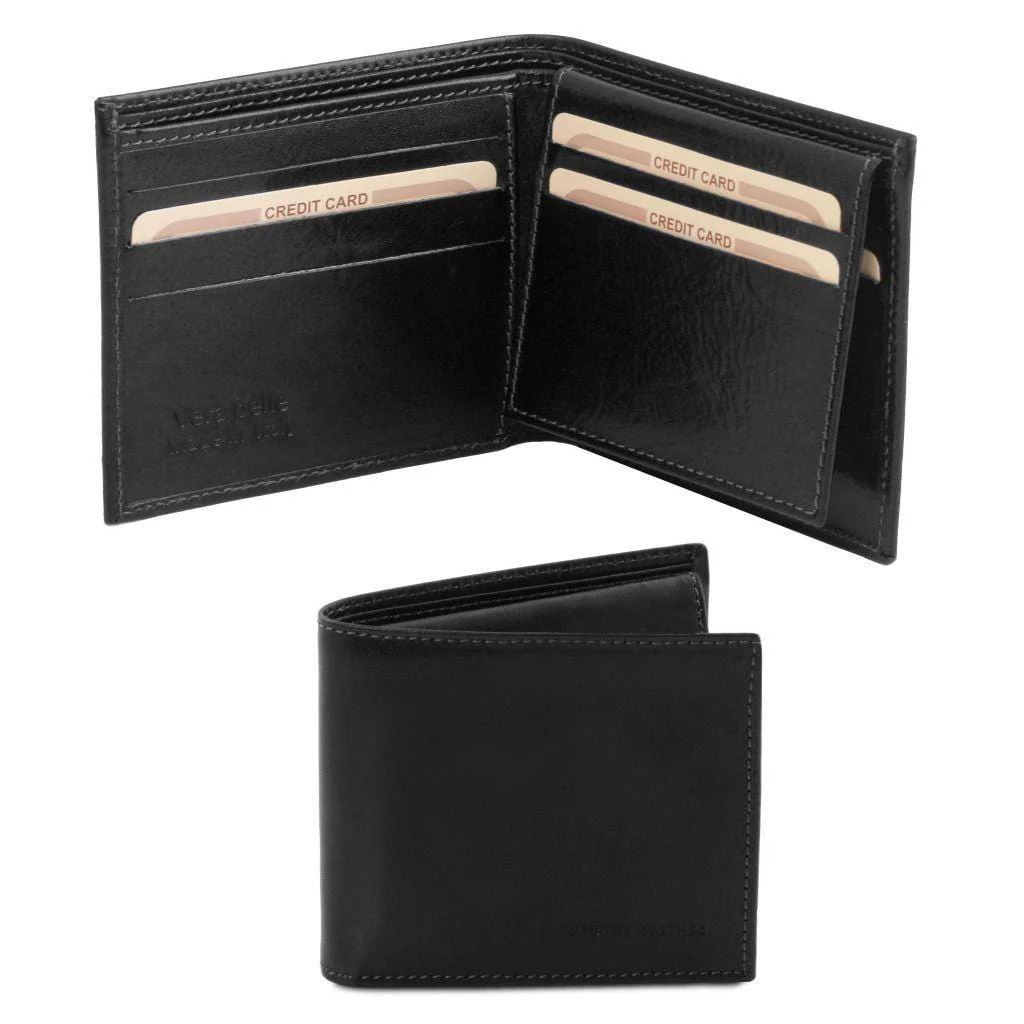 Exclusive leather tri fold wallet for men | TL141353 - Image 3