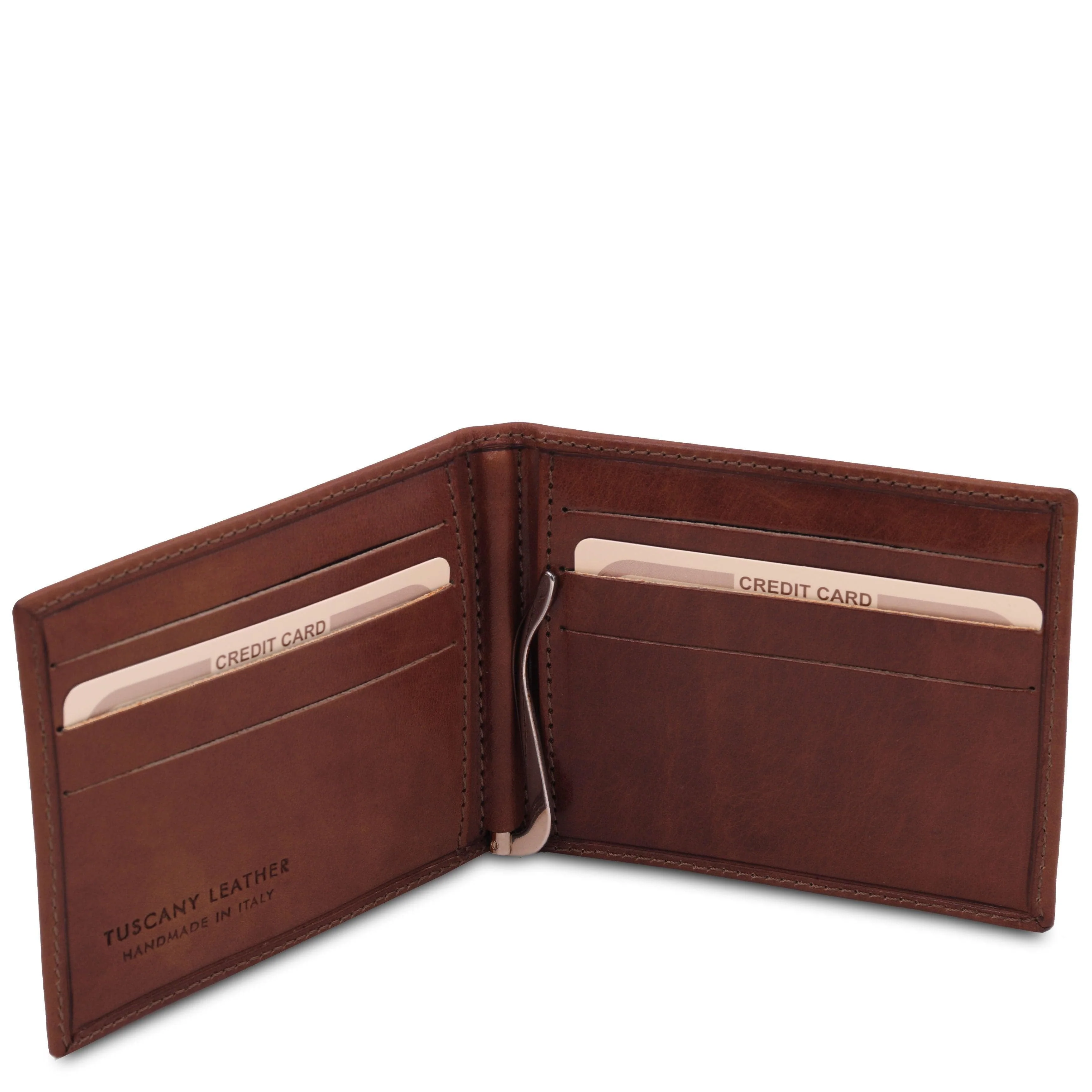Exclusive leather card holder with money clip | TL142055 - Image 5