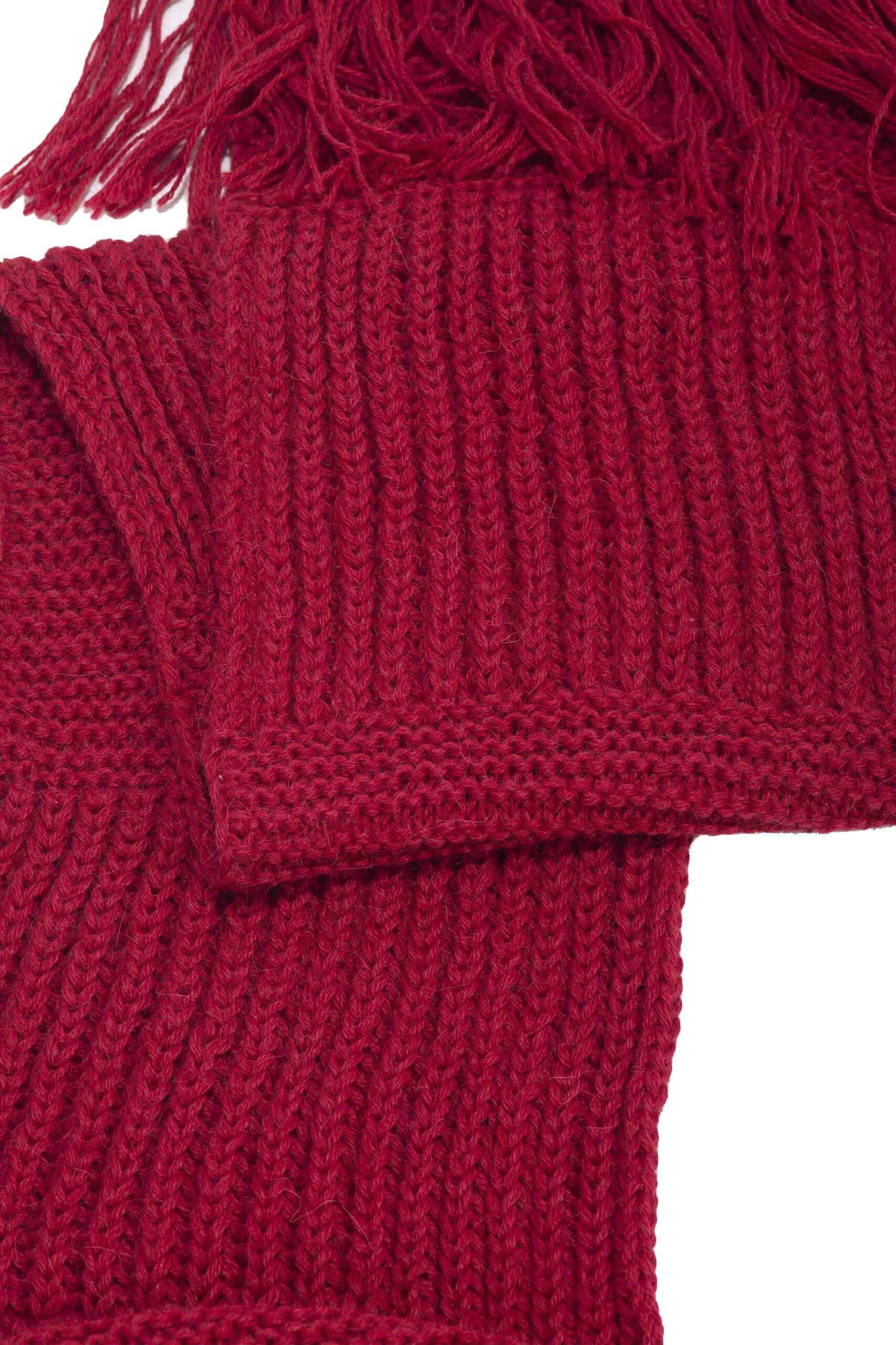 Handmade big chunky scarf - 100% naturally dyed baby alpaca - Image 7