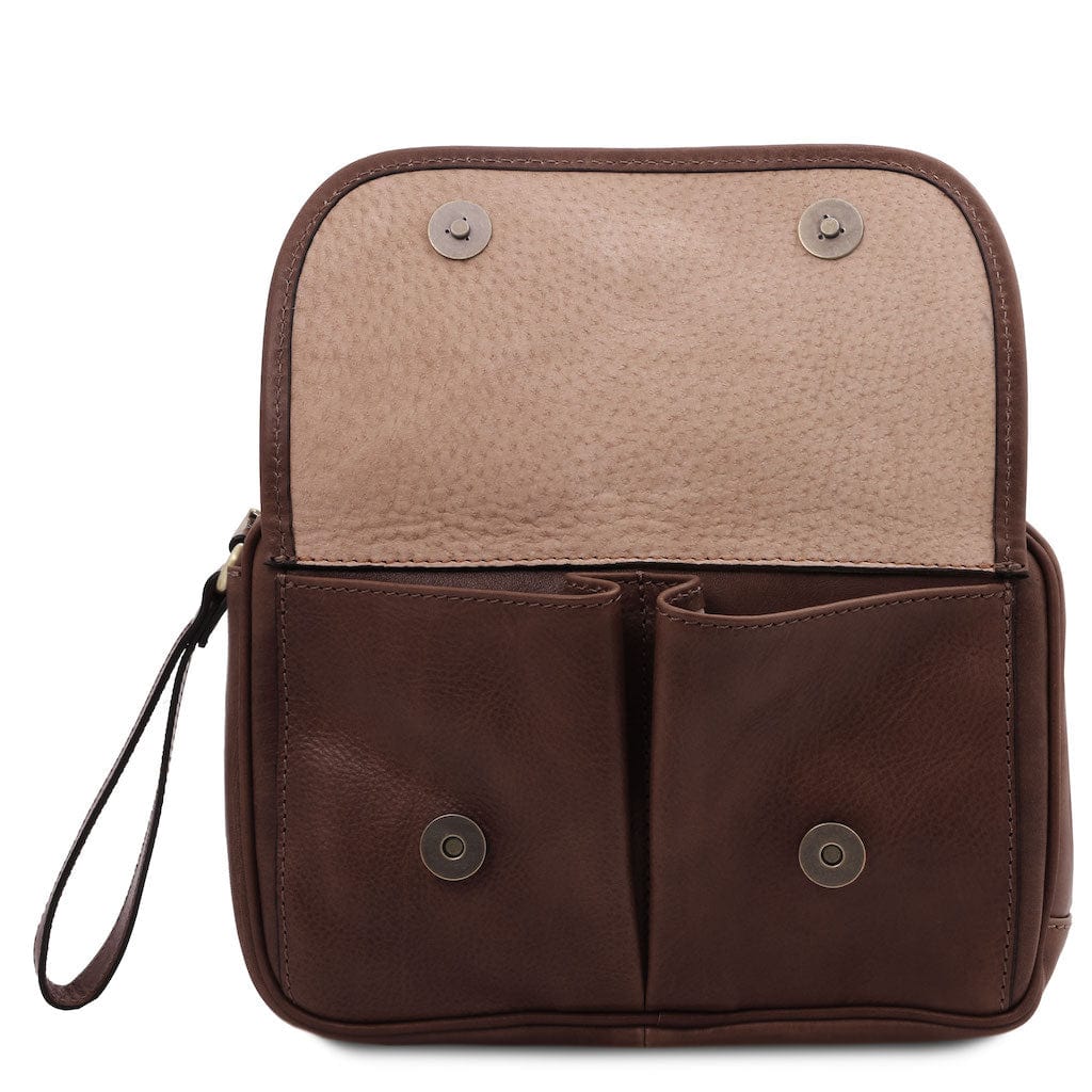 Ivan - Leather handy wrist bag for men | TL140849 - Image 12