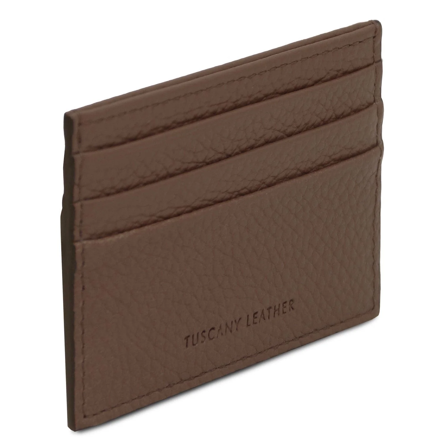 Leather card holder - 6 cards, pebbled leather | TL142472 - Image 11