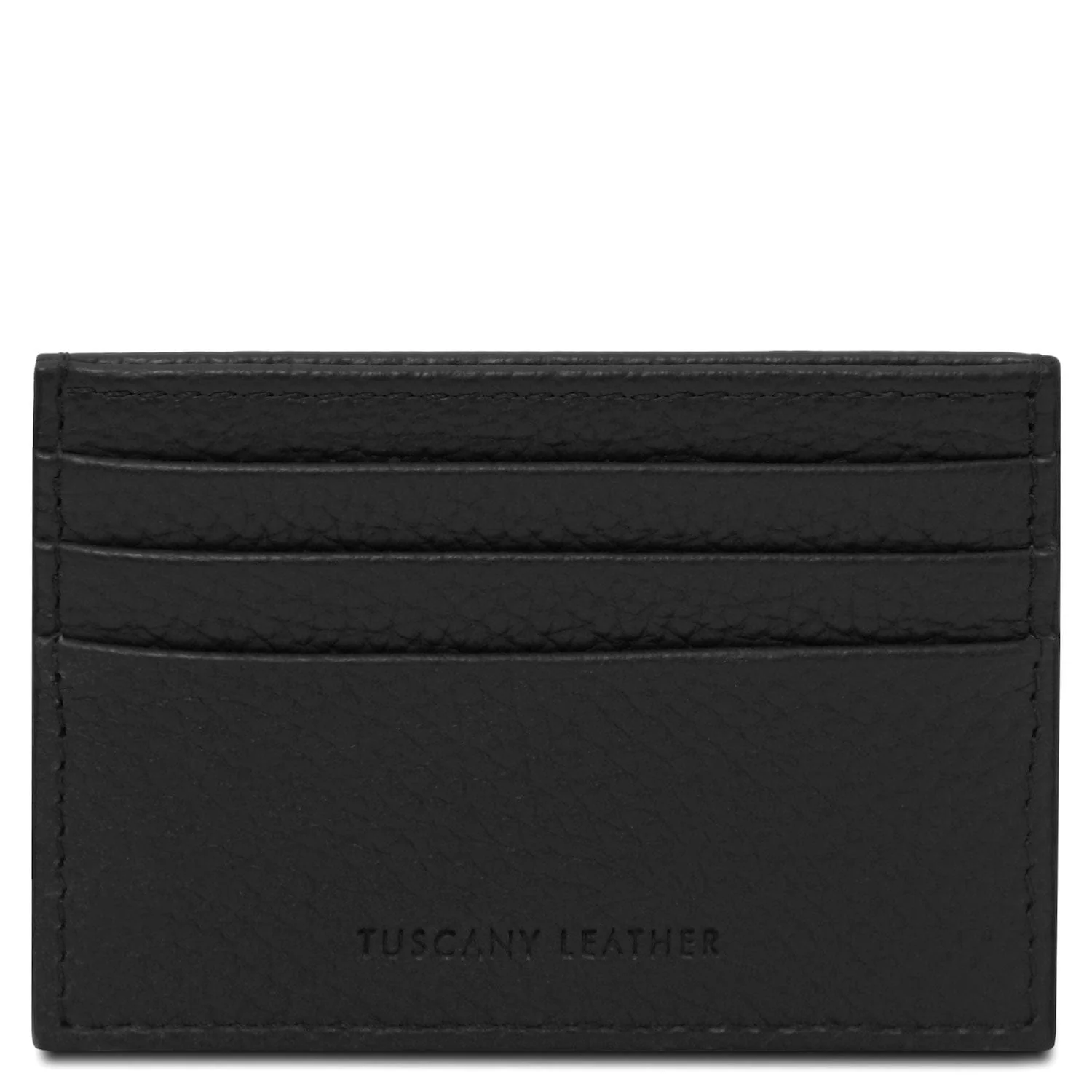 Leather card holder - 6 cards, pebbled leather | TL142472 - Image 17