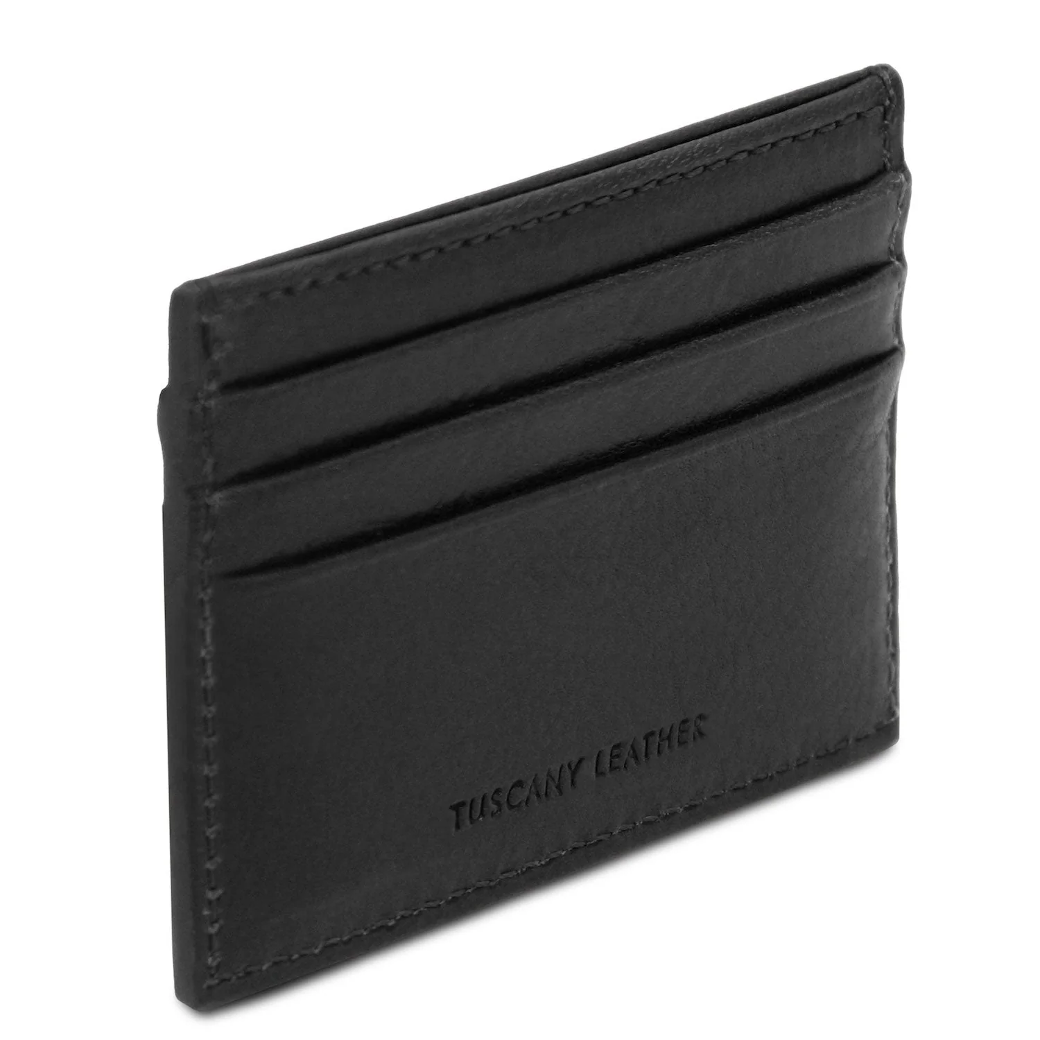 Leather card holder - 6 cards, smooth full-grain leather | TL142471 - Image 11