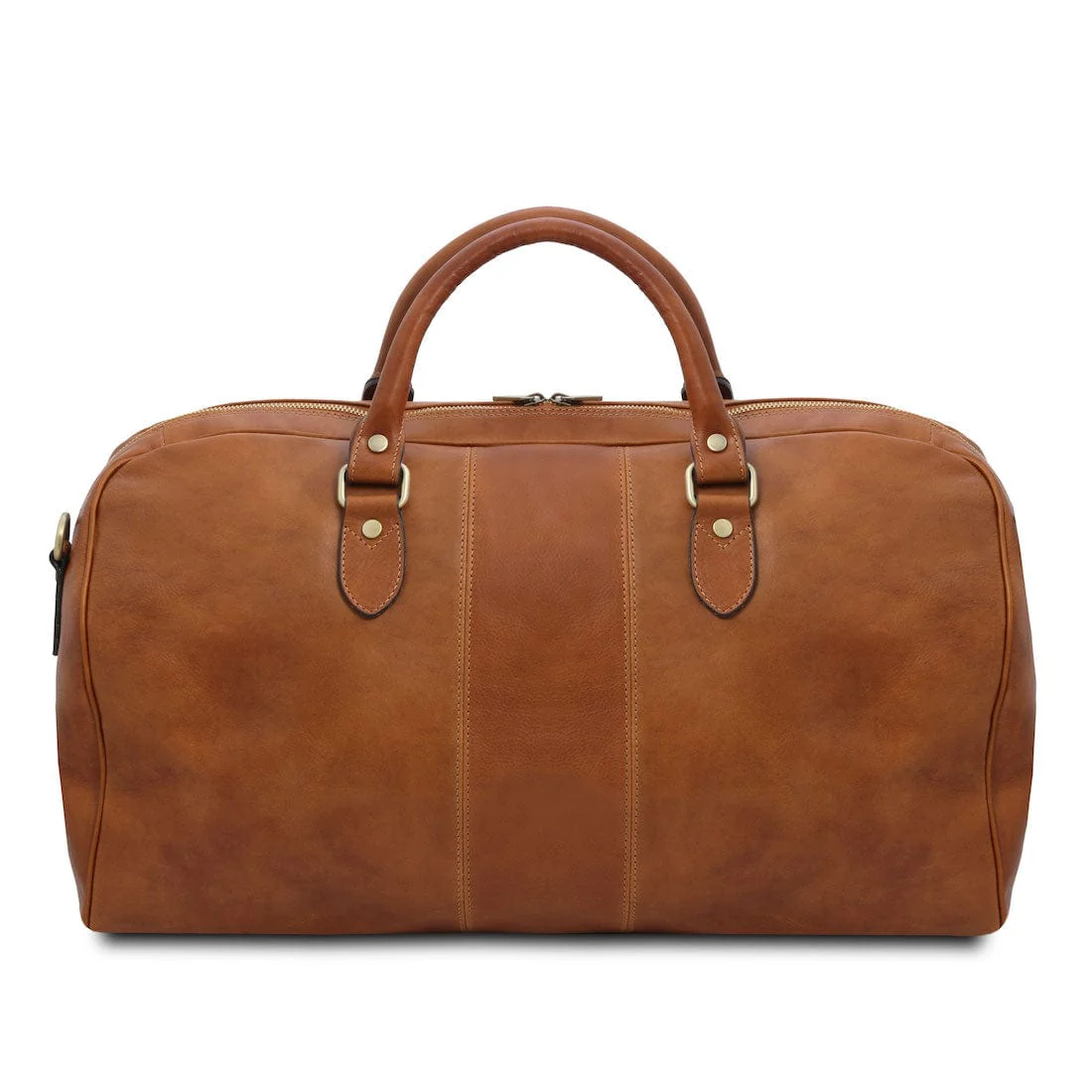 Lisbona - Travel leather duffel bag - Large size - Matte leather | TL141657 - Image 4
