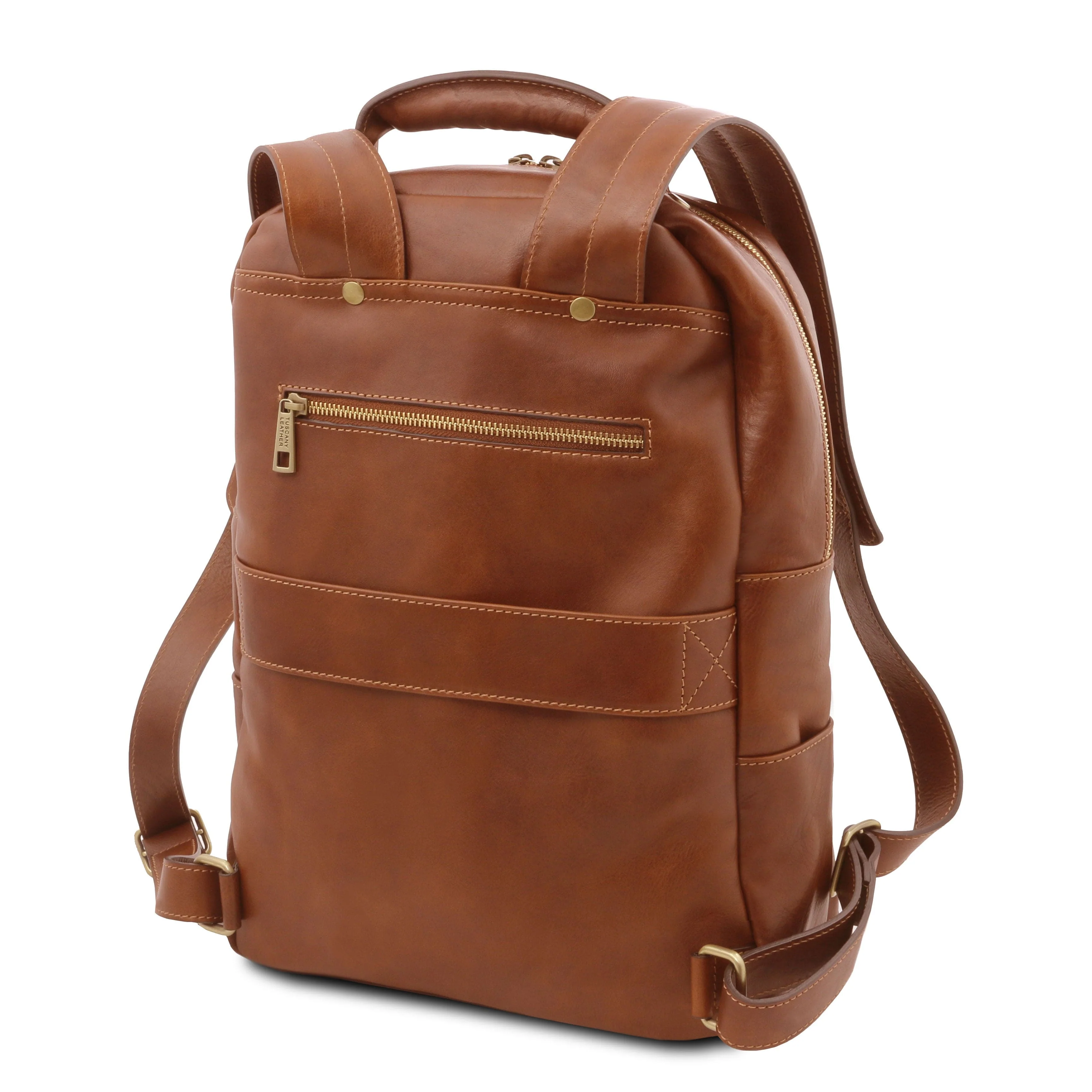 Melbourne - Italian leather laptop backpack | TL142205 - Image 22