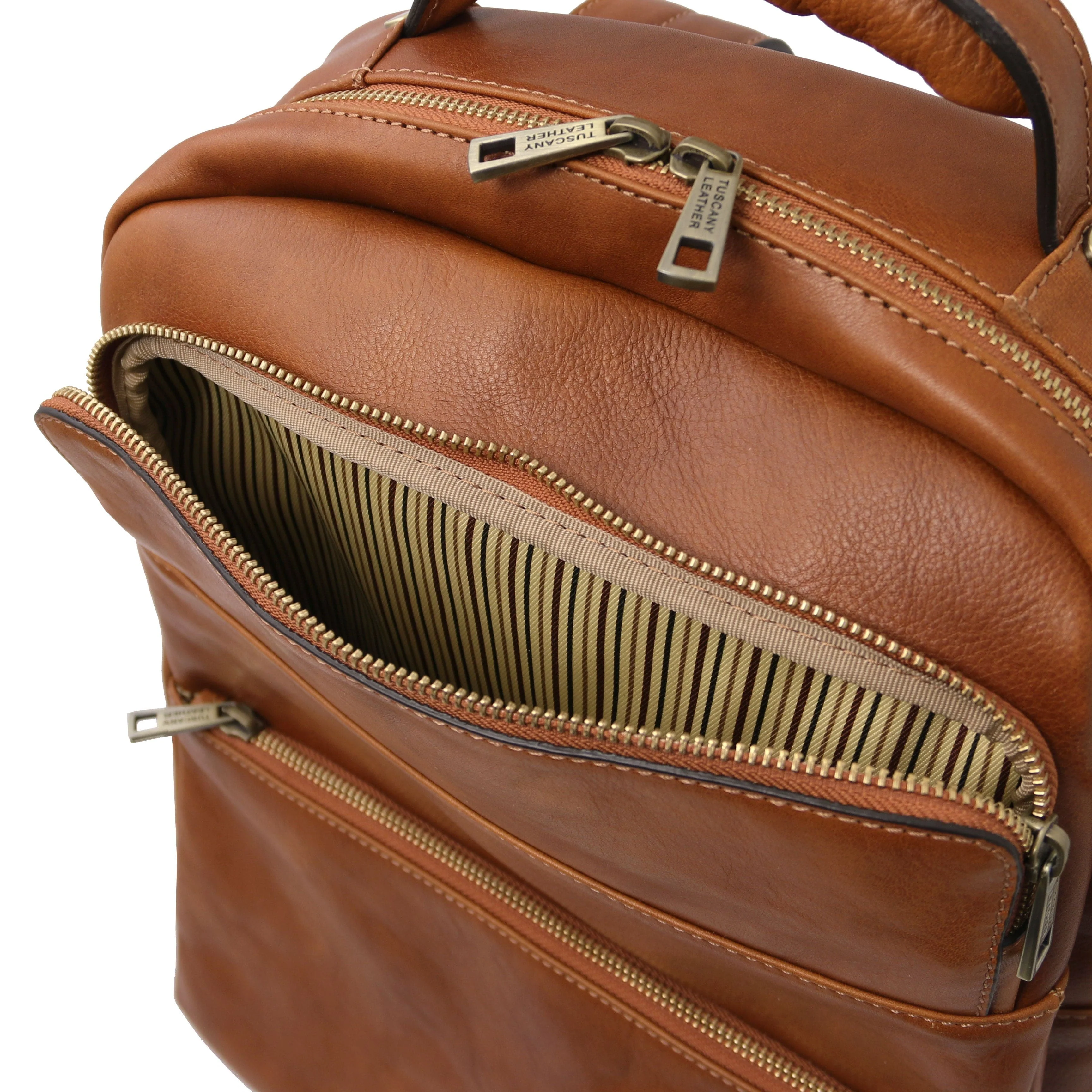 Melbourne - Italian leather laptop backpack | TL142205 - Image 26