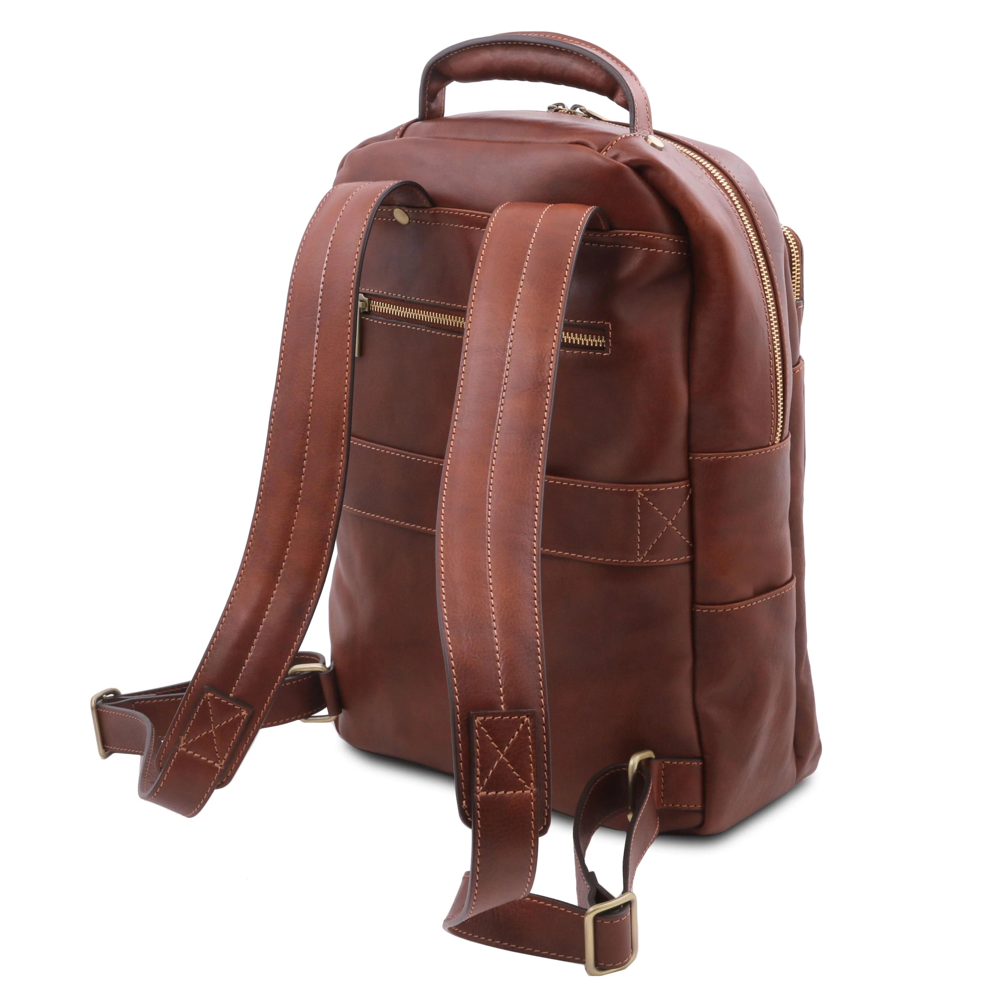 Melbourne - Italian leather laptop backpack | TL142205 - Image 6