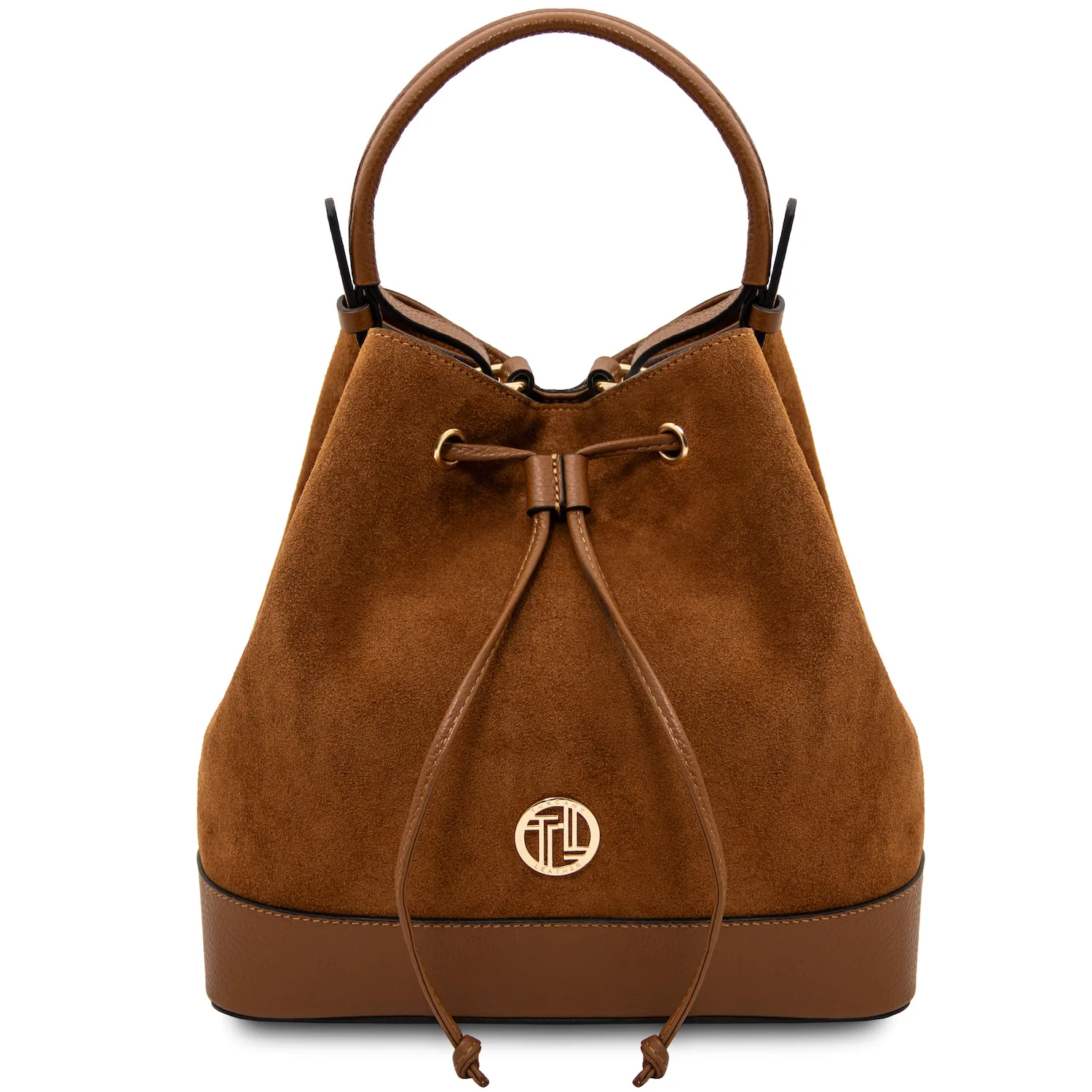 Minerva - Suede leather bucket bag | TL142476 - Image 3
