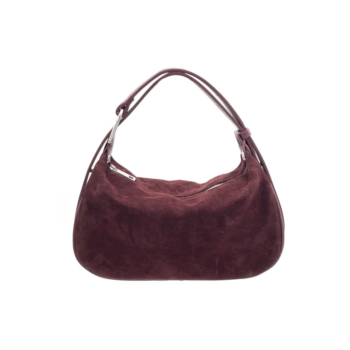 Montepulciano – Italian Suede Leather Hobo Bag - Image 5