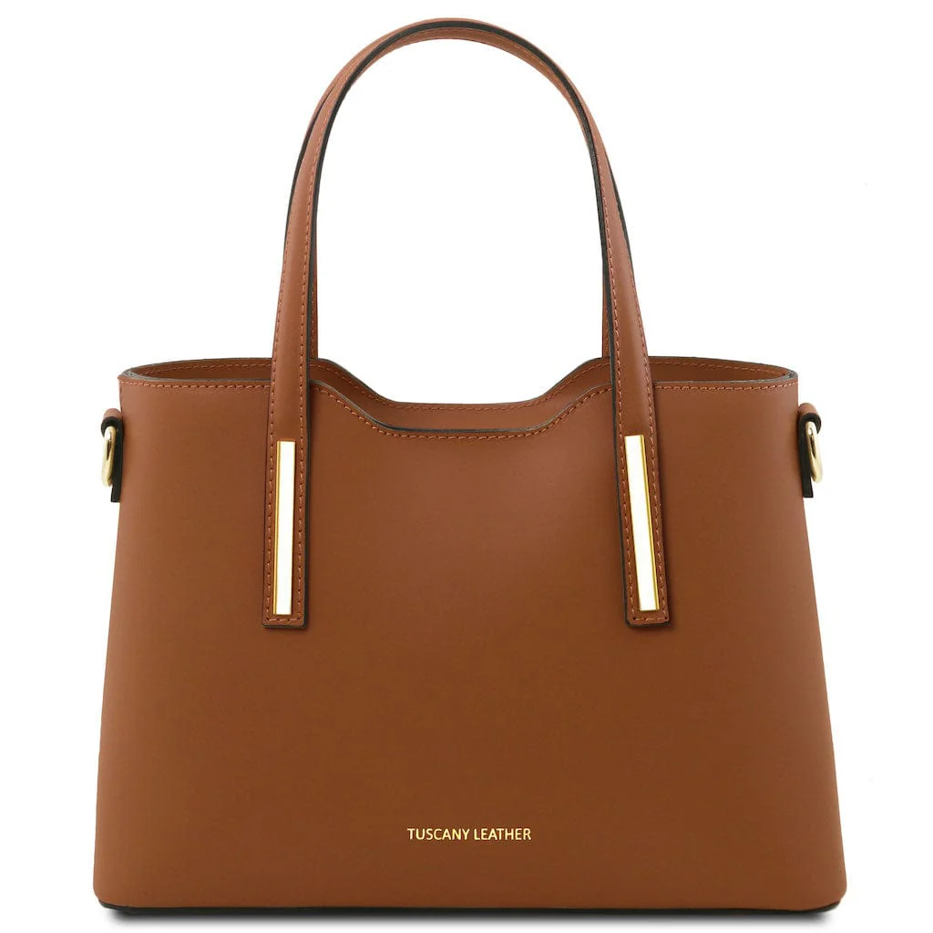 Olimpia - Italian leather tote - Small size | TL141521 - Image 14