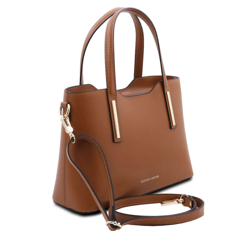 Olimpia - Italian leather tote - Small size | TL141521 - Image 15