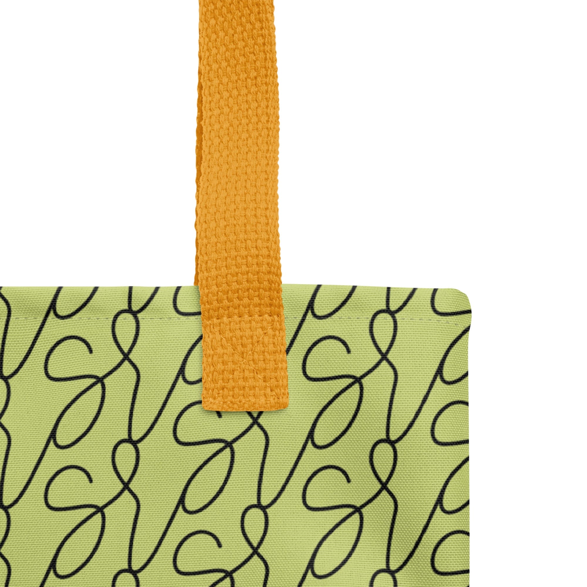 Olive Green Logo Tote Bag - Image 17