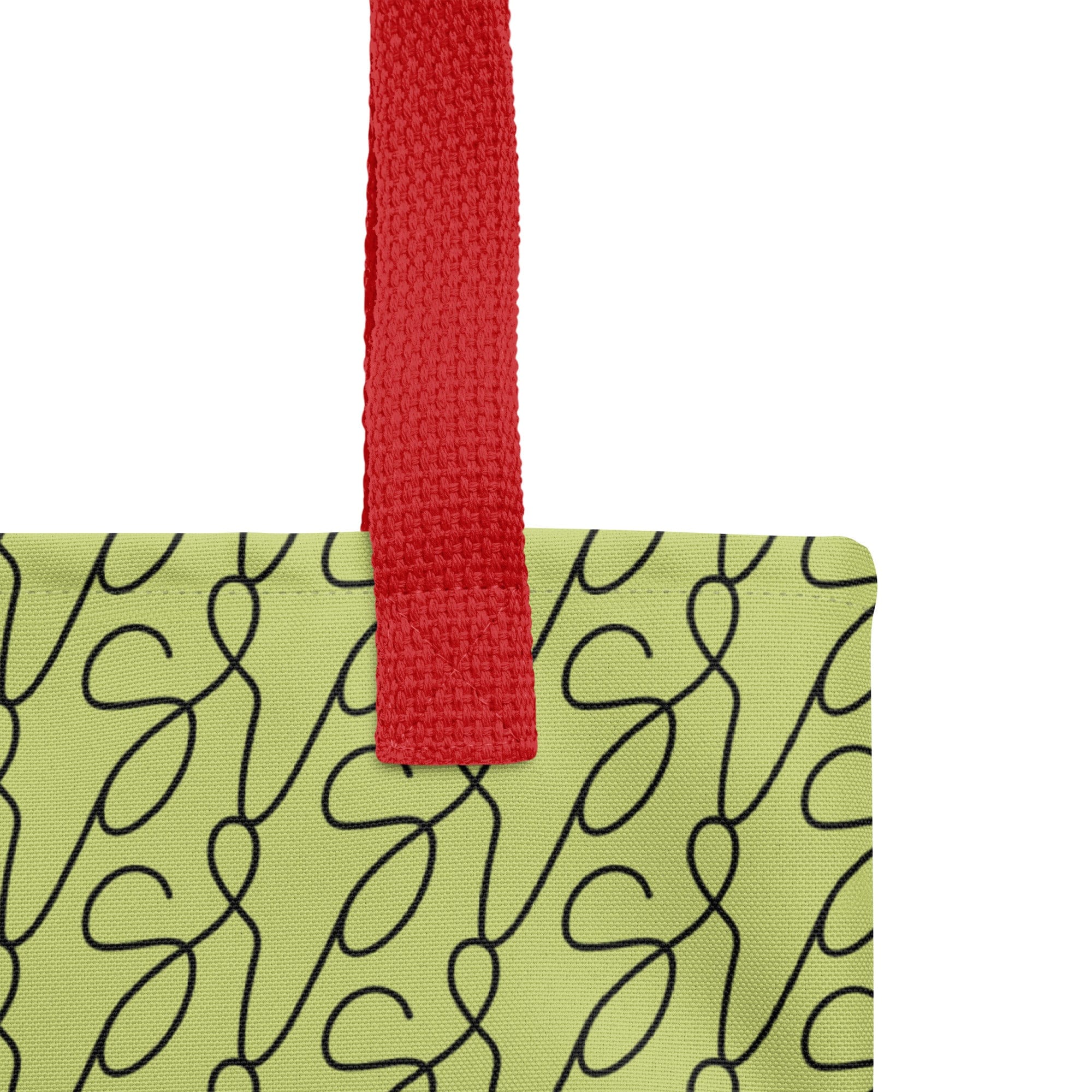 Olive Green Logo Tote Bag - Image 18