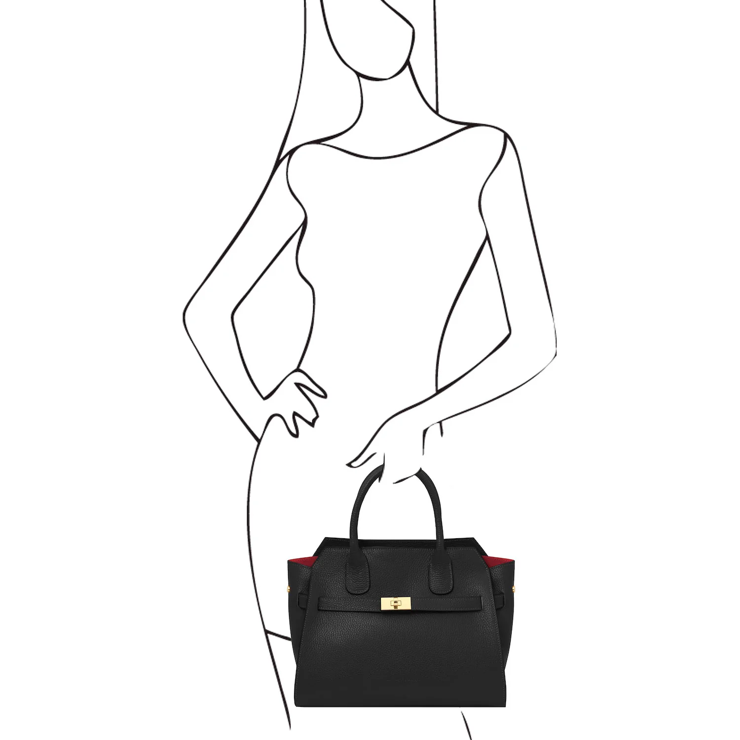 Origami - Leather tote | TL142507 - Image 21