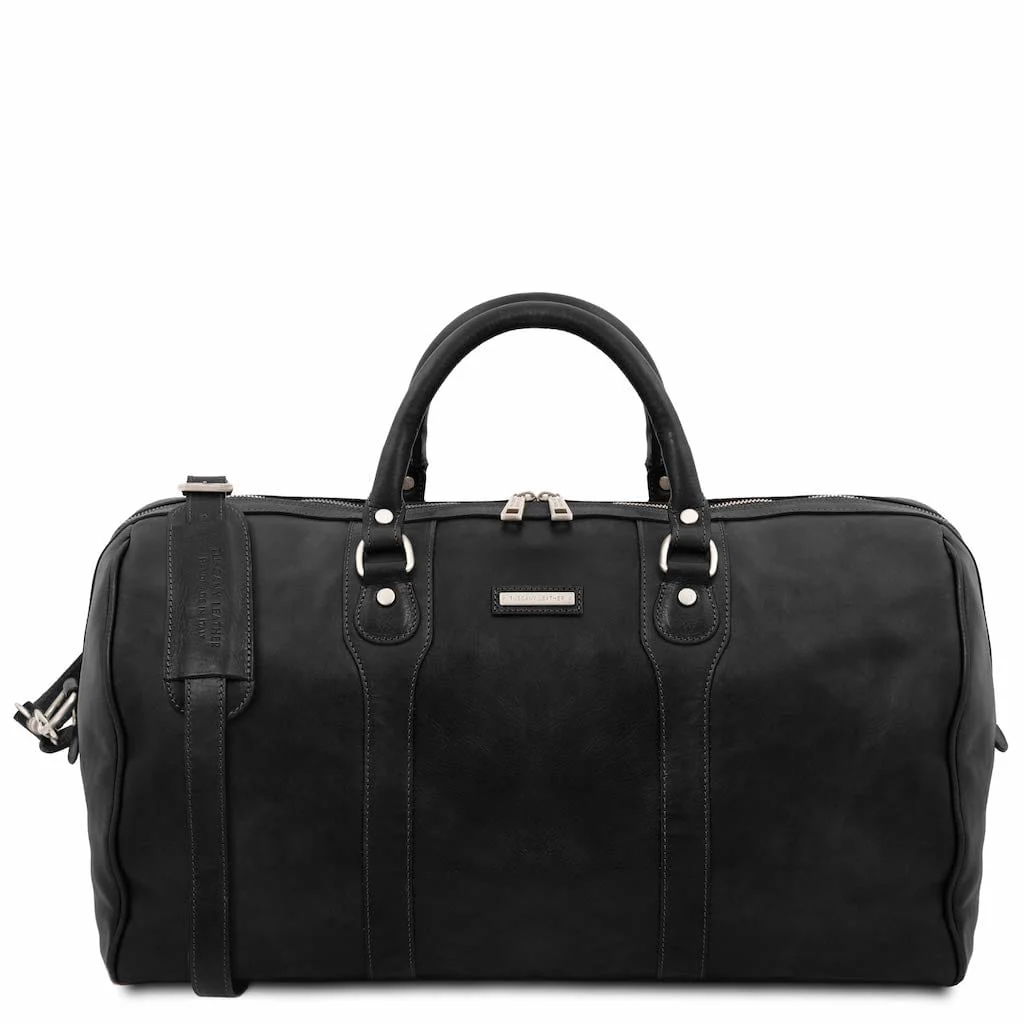 Oslo - Travel leather duffel bag - Weekender bag | TL141913 - Image 13
