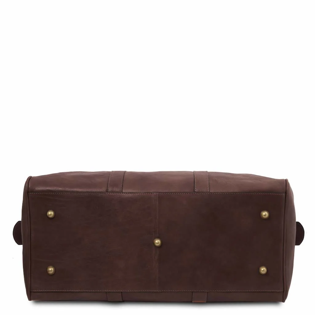 Oslo - Travel leather duffel bag - Weekender bag | TL141913 - Image 21