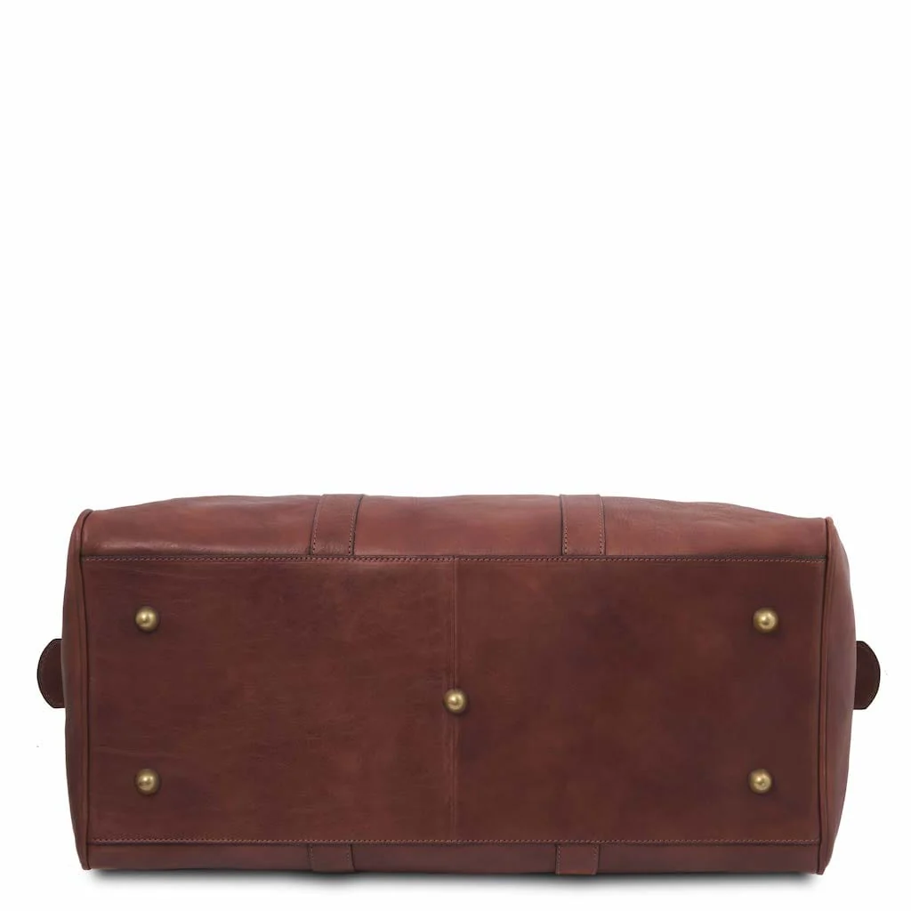 Oslo - Travel leather duffel bag - Weekender bag | TL141913 - Image 30