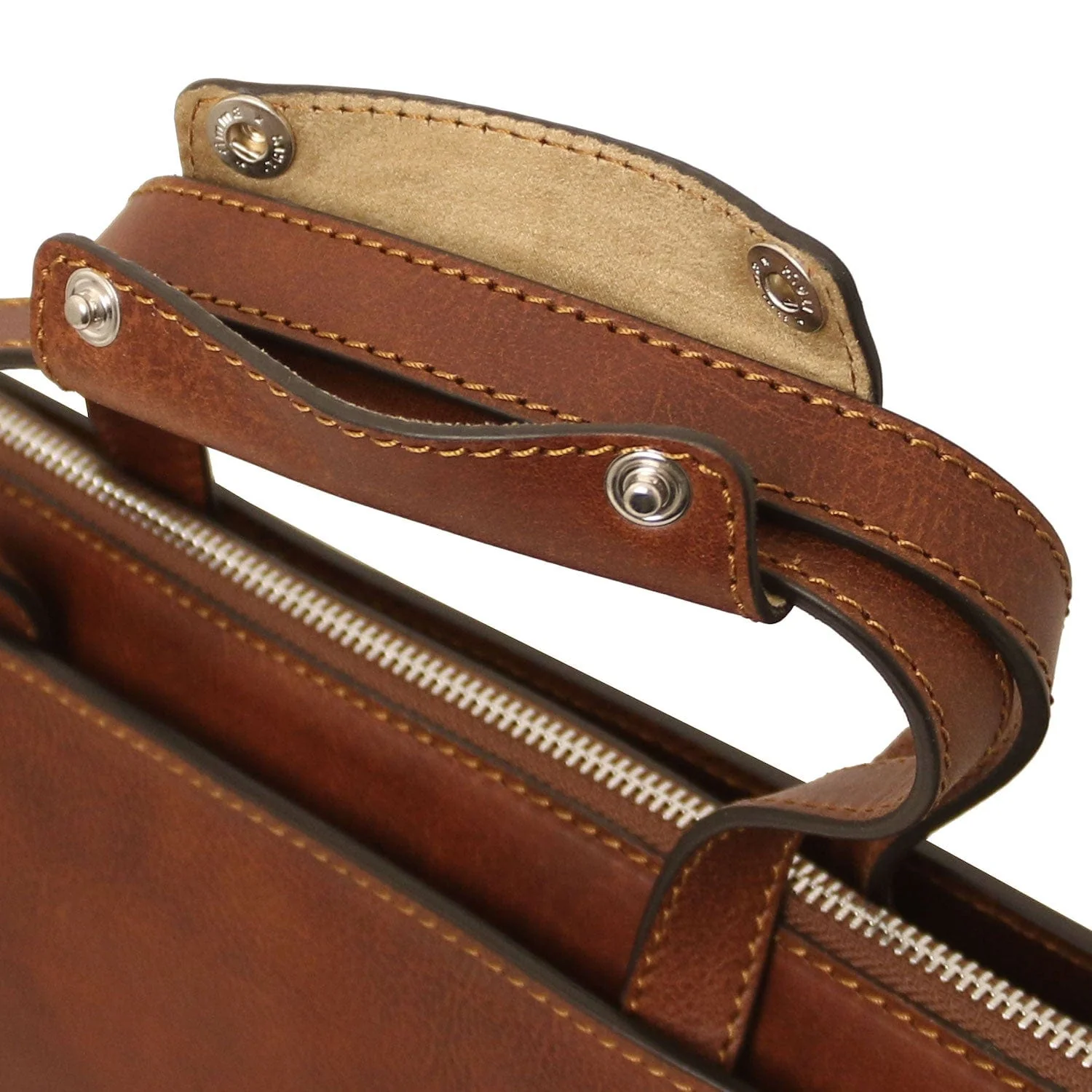 Palermo - Italian leather 3-compartment briefcase for women | TL142452 - Image 15