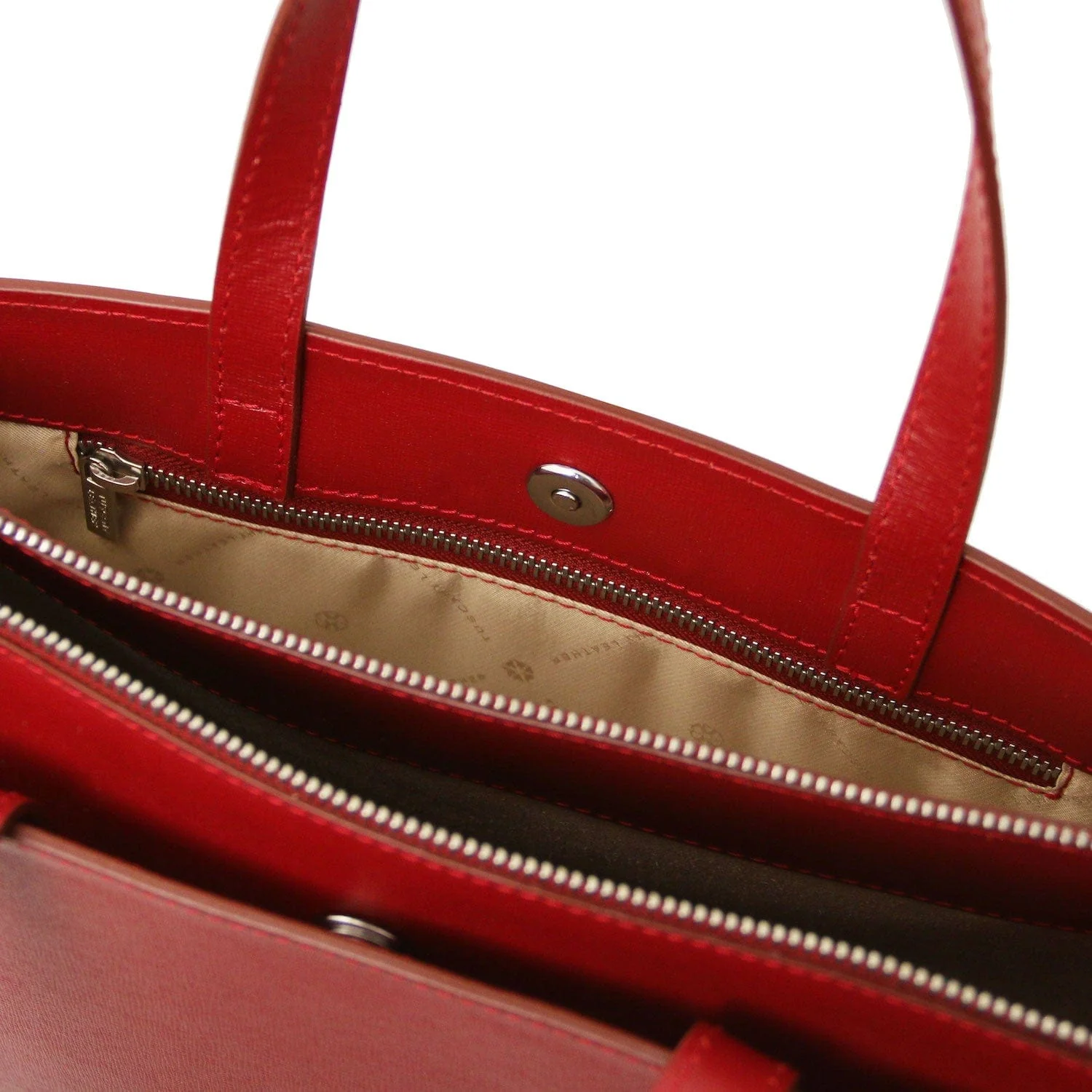 Palermo - Saffiano Italian leather briefcase 3-compartment for women | TL141369 - Image 27