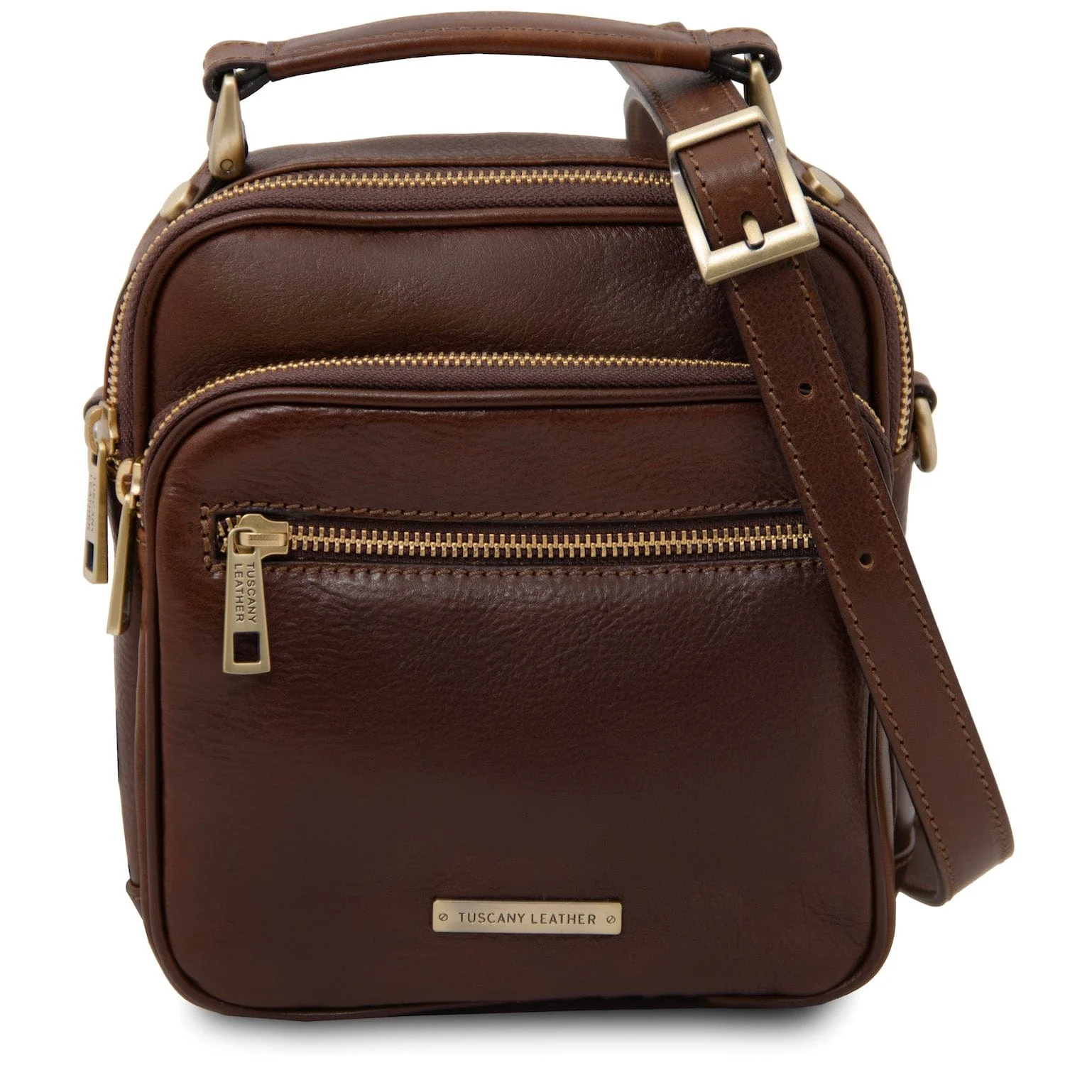 Paul - Leather Crossbody Bag in Matte Leather | TL142457 - Image 11