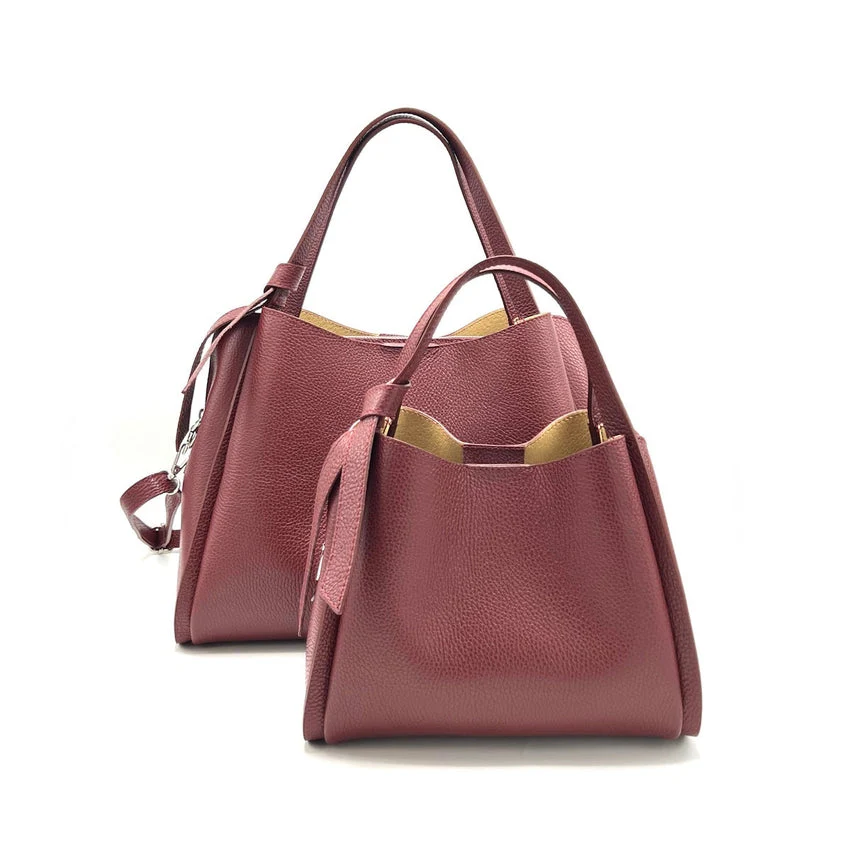 Pienza - Italian Leather Tote Handbag - Image 12