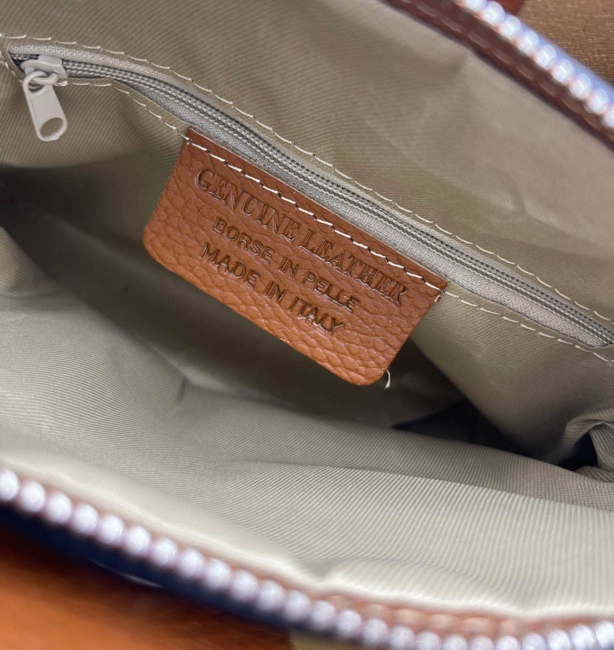 Pienza - Italian Leather Tote Handbag - Image 4