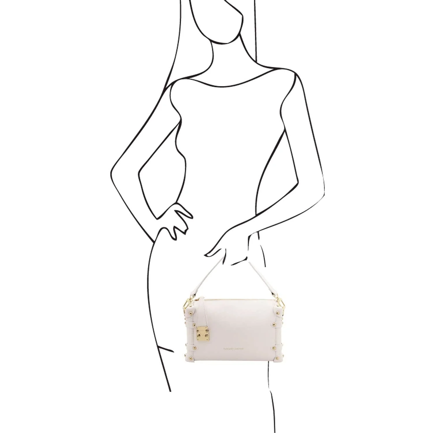 Praline - Italian leather handbag | TL142422 - Image 11