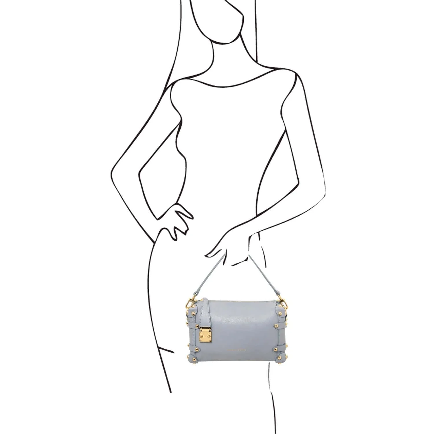 Praline - Italian leather handbag | TL142422 - Image 18