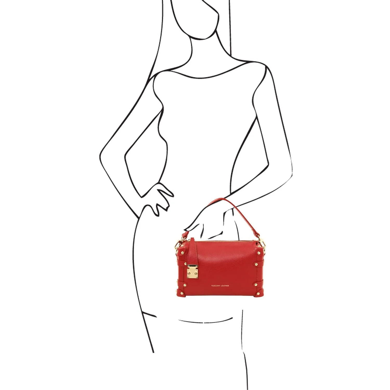 Praline - Italian leather handbag | TL142422 - Image 39