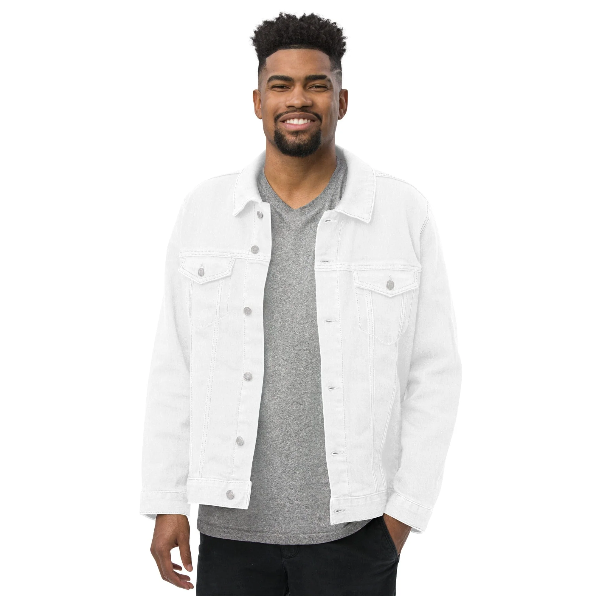 San Rocco Italia embroidered denim jacket - unisex - Image 31