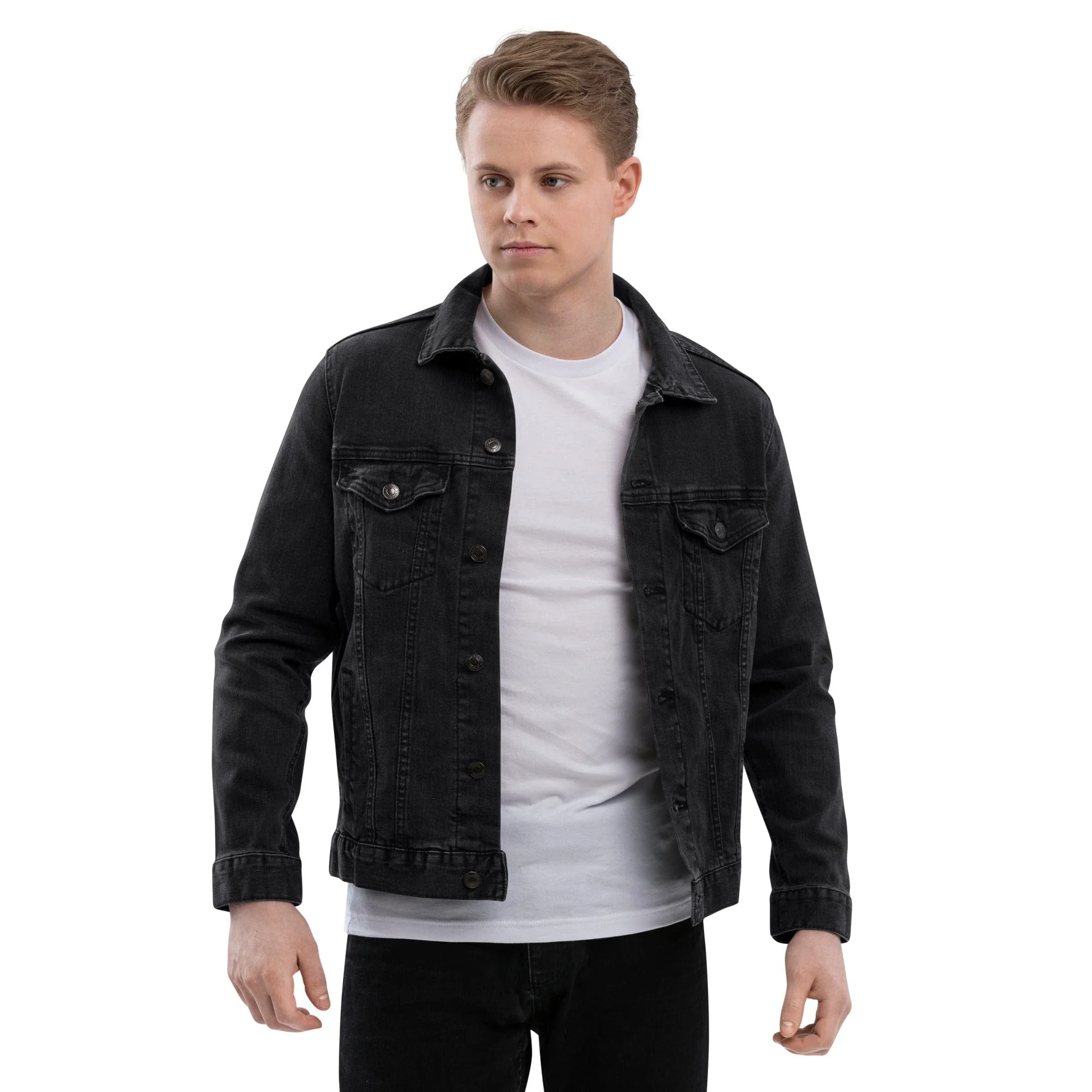 San Rocco Italia embroidered denim jacket - unisex - Image 35