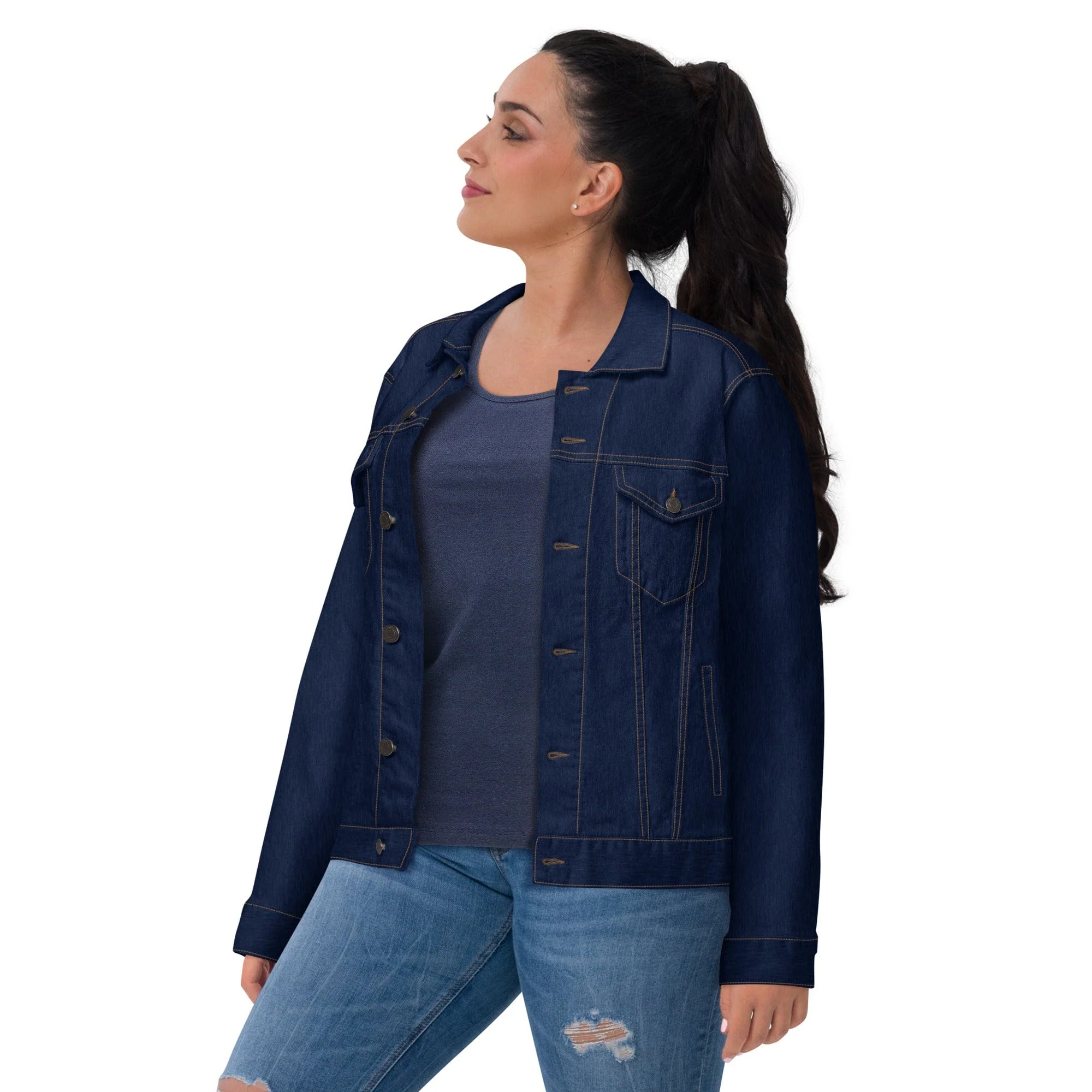 San Rocco Italia embroidered denim jacket - unisex - Image 7