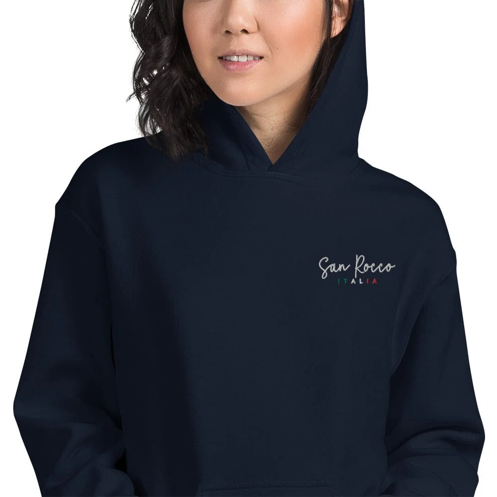 San Rocco Italia Embroidered Logo Unisex Hoodie - Image 10